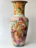“Autumn & Summer” by Alphonse Mucha, Porcelain Vase