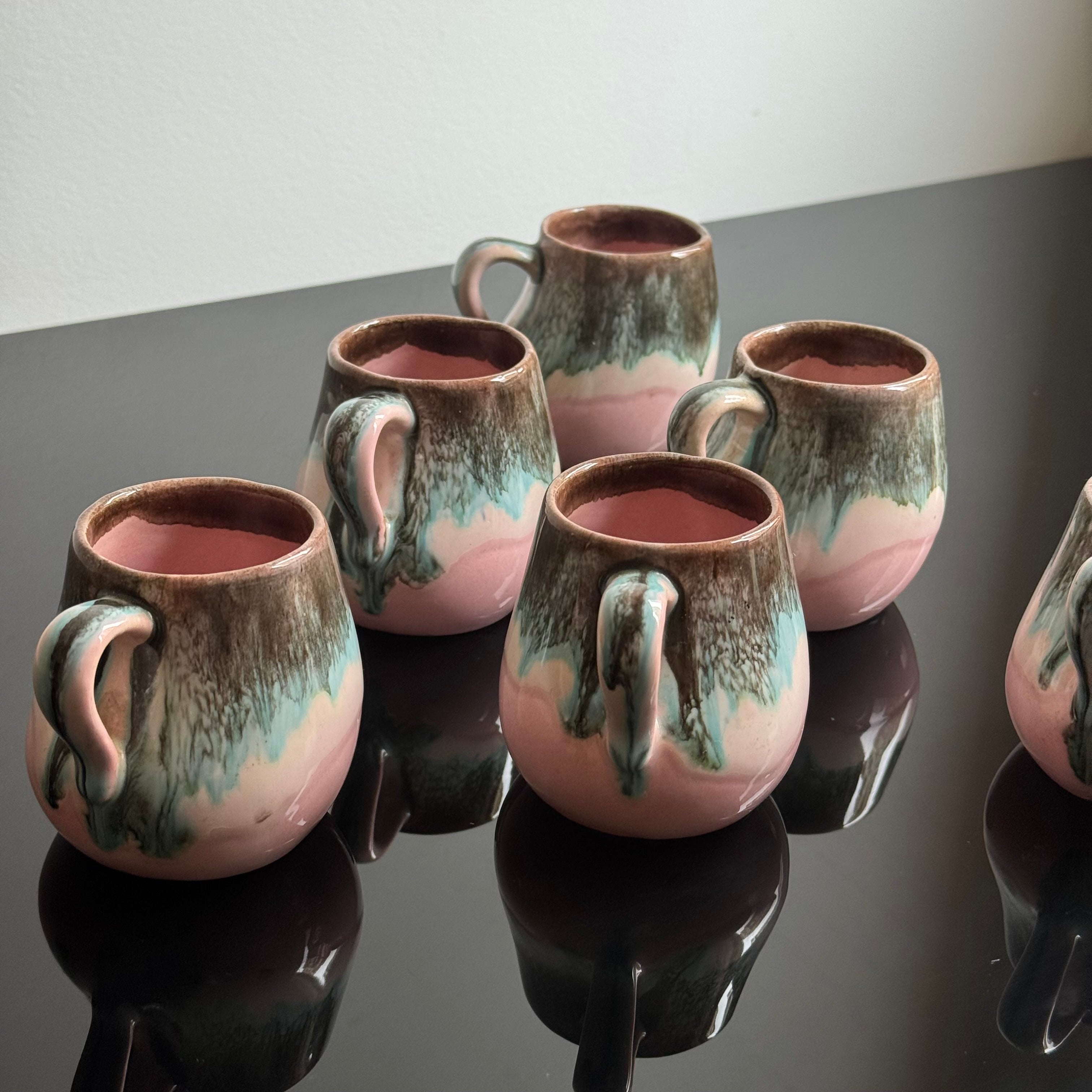 Set Jarra e canecas “Pink”