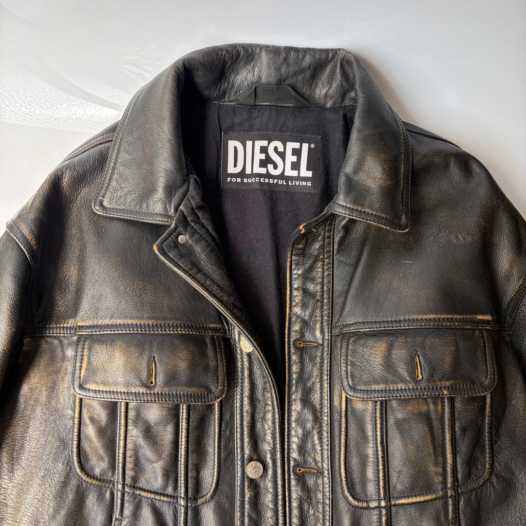 Diesel L-Riley Leather Jacket