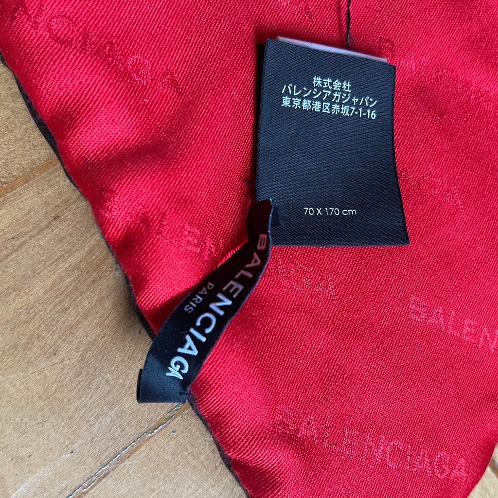 Balenciaga 2017 Blanket Runway Scarf Paris