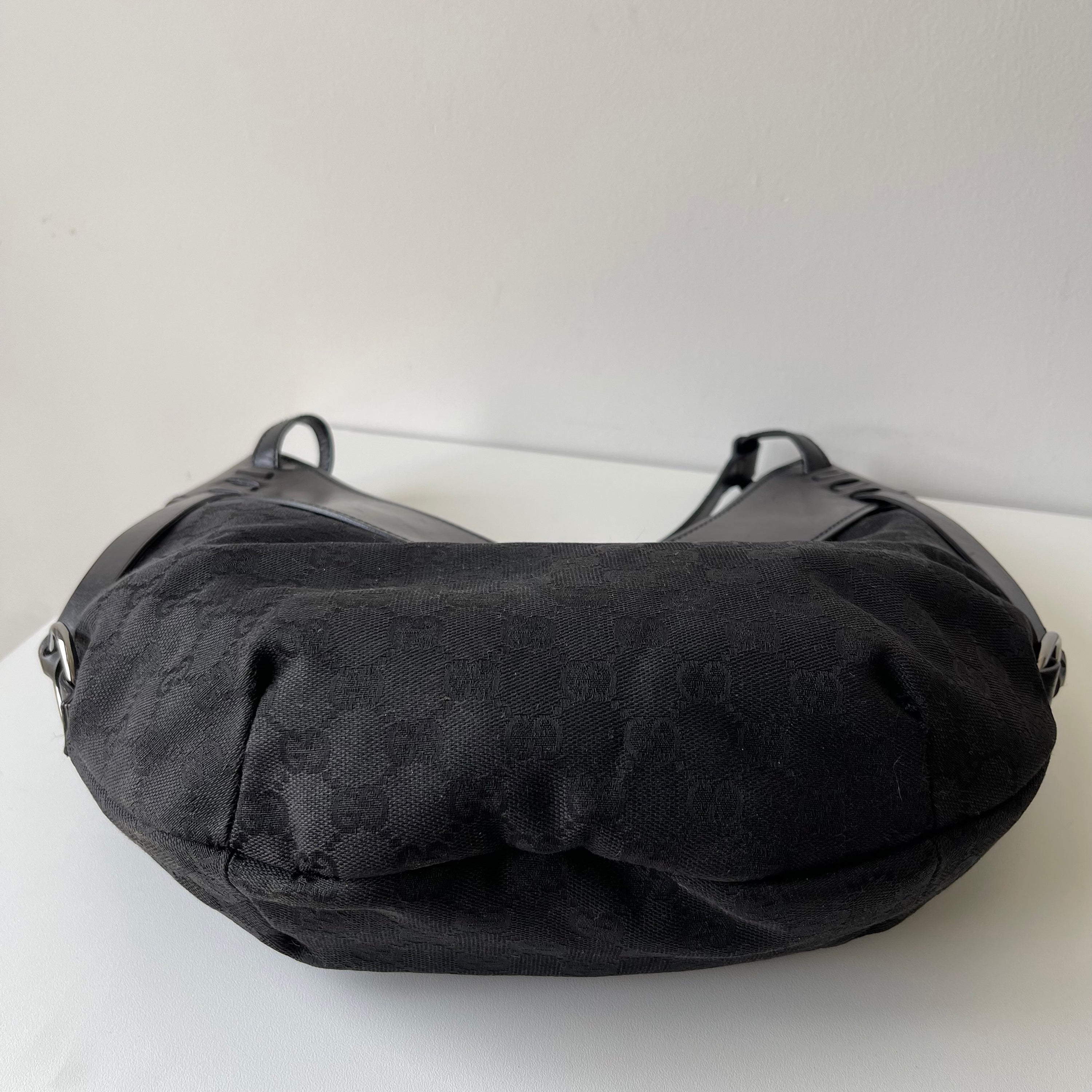 Gucci Croissant Monogram Shoulder Bag