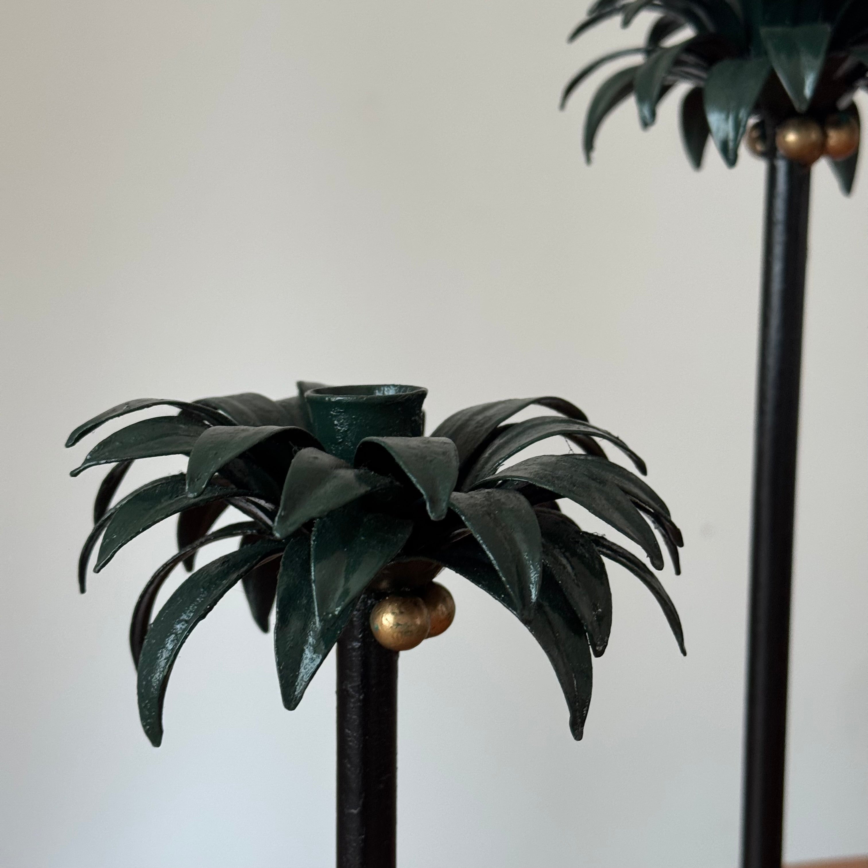 Par de castiçais “Palm Tree”