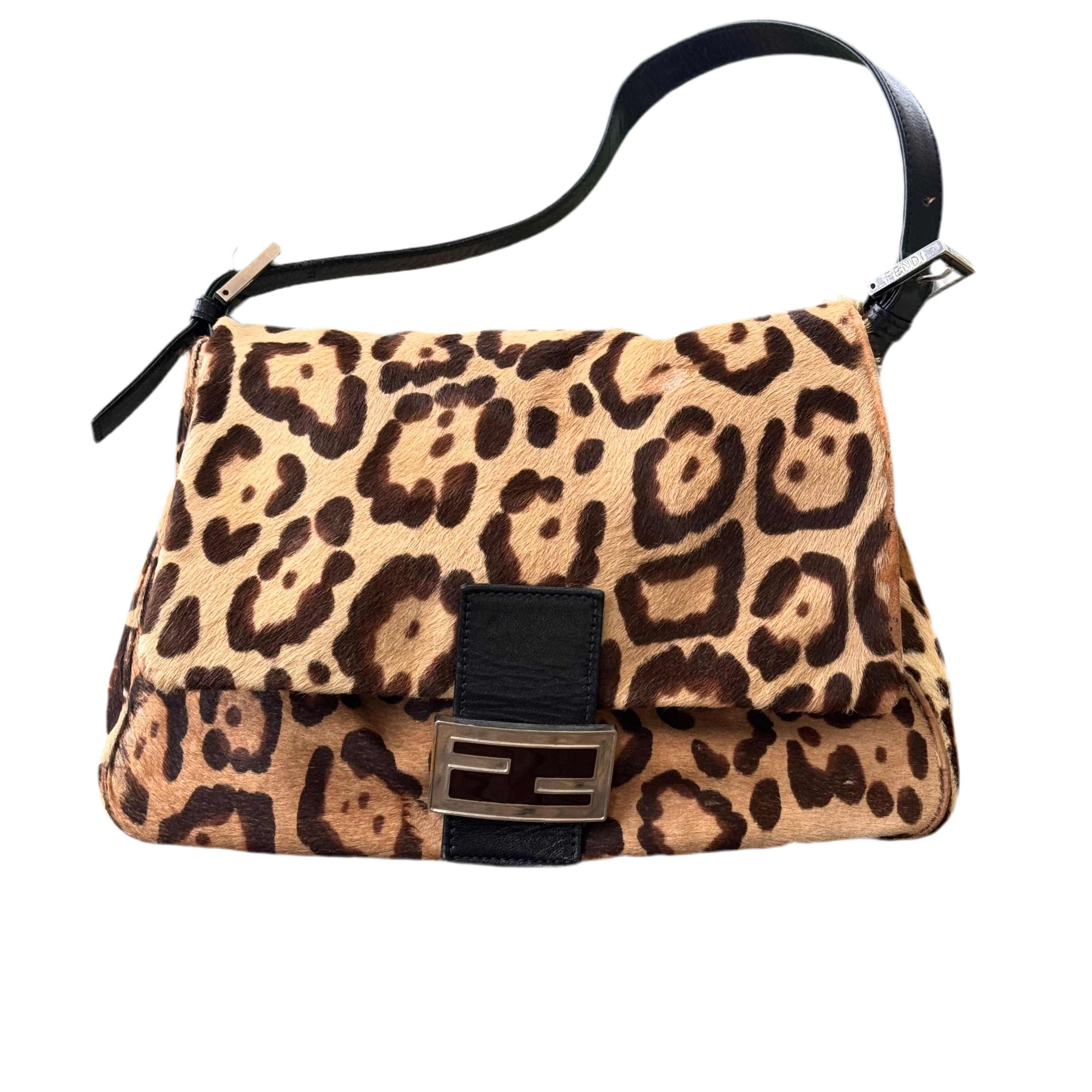 Fendi Mama Baguette Leopard