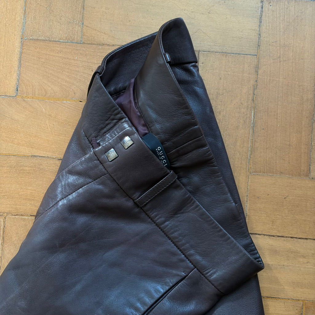 Gucci by Tom Ford Leather Pants