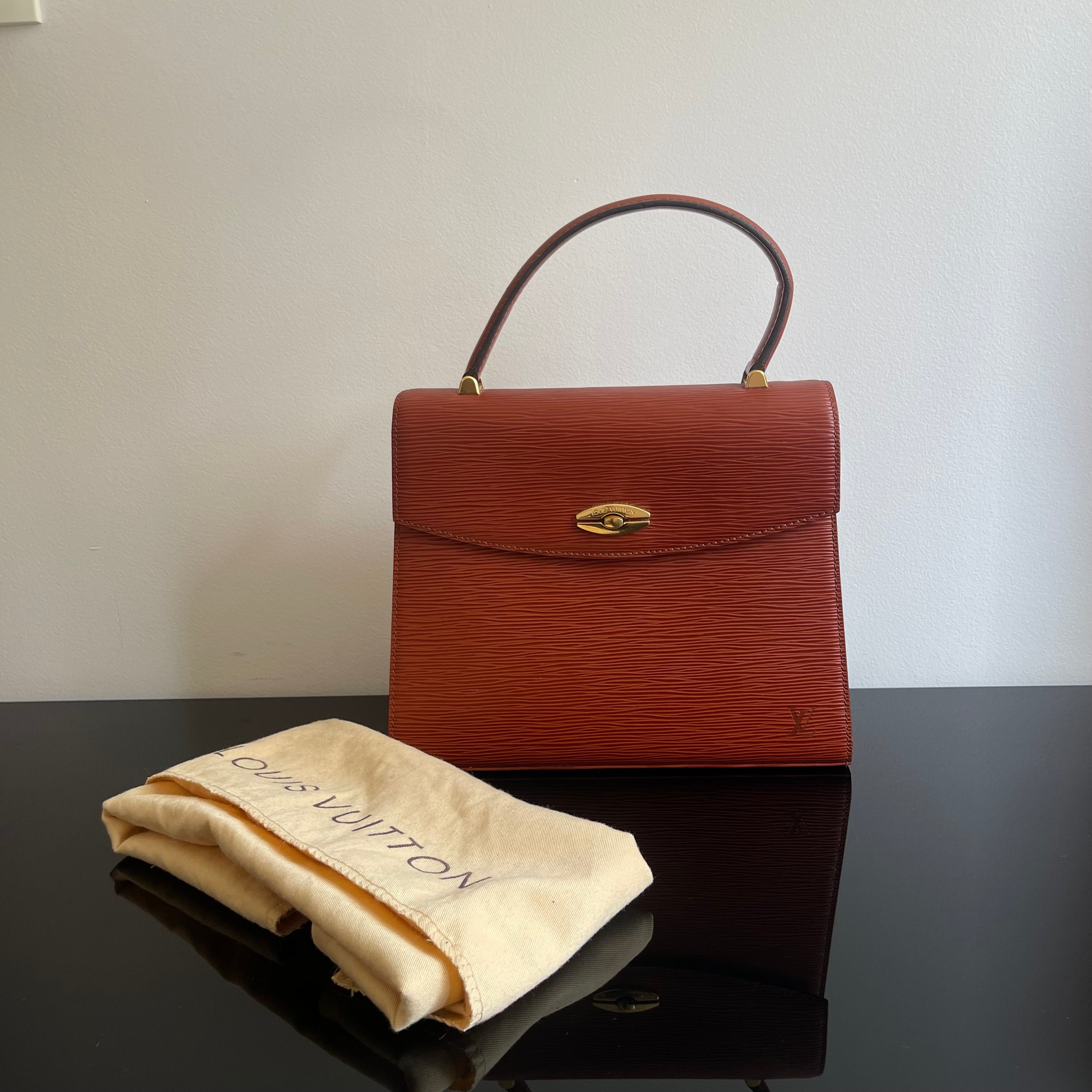 Louis Vuitton Malesherbes Epi Leather HandBag