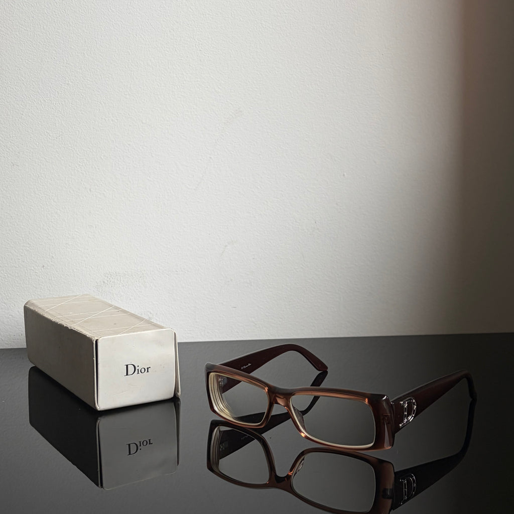 Christian Dior D Flowers Frame Glasses