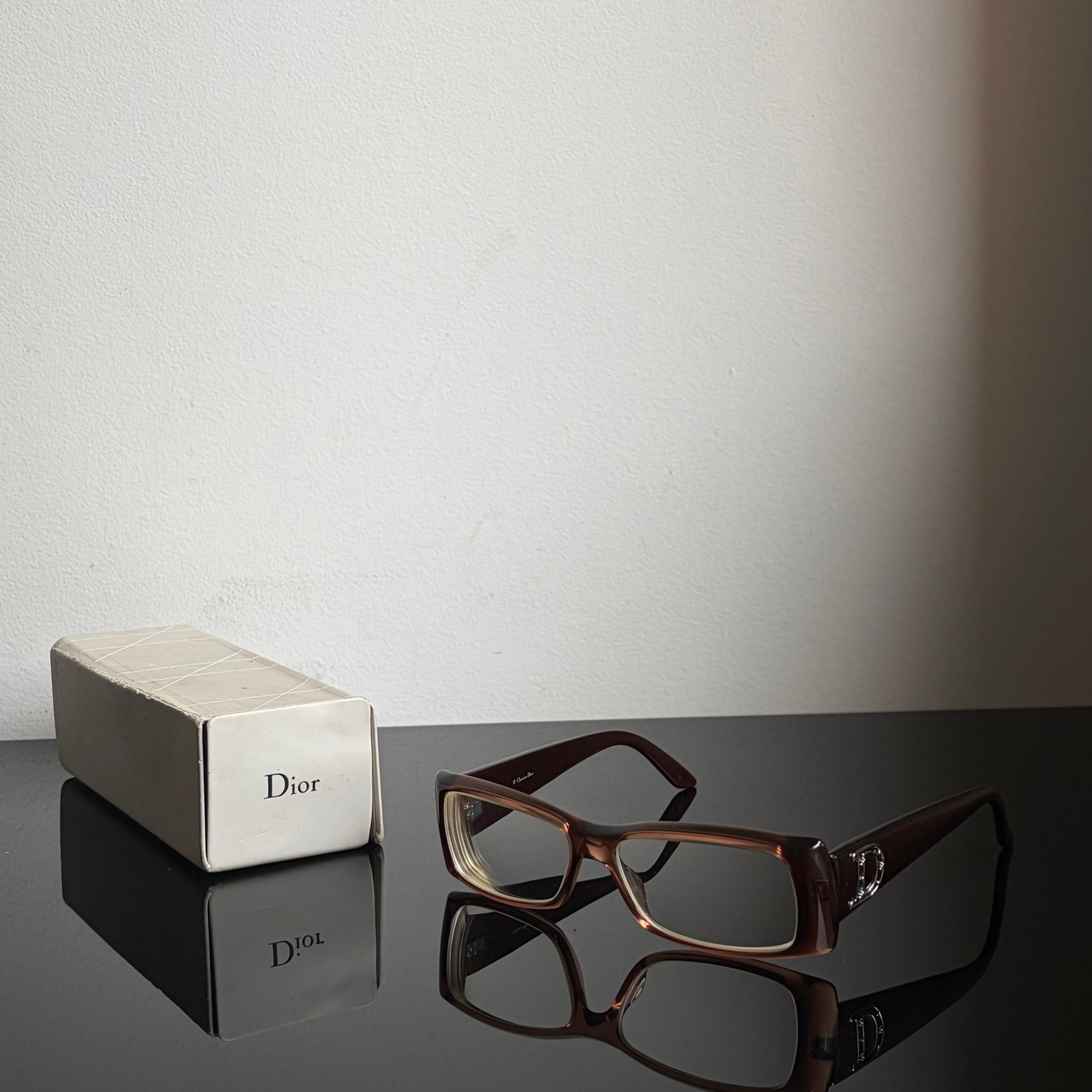 Christian Dior D Flowers Frame Glasses
