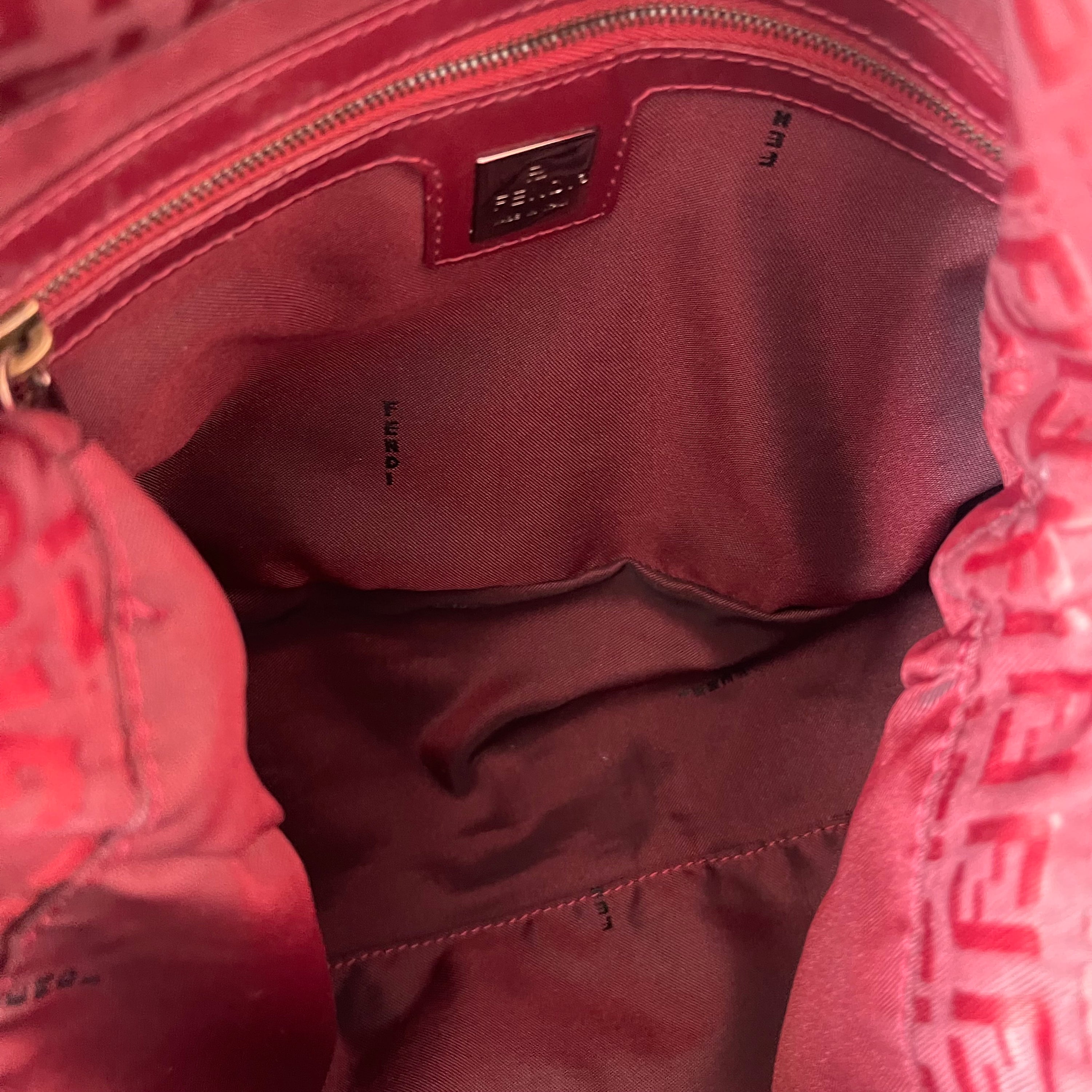 Fendi Mama Red Baguette