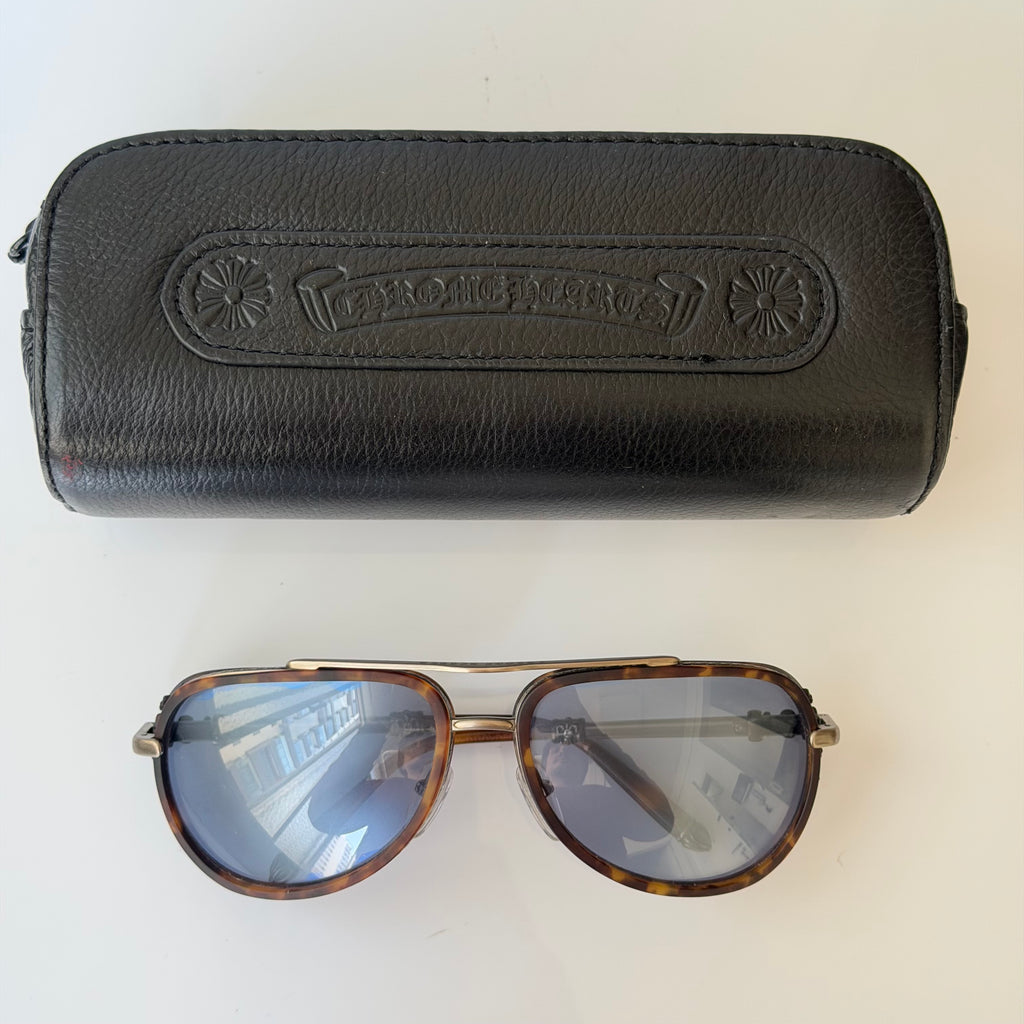 Chrome Hearts Jackwacker II Tortoise Sunglasses