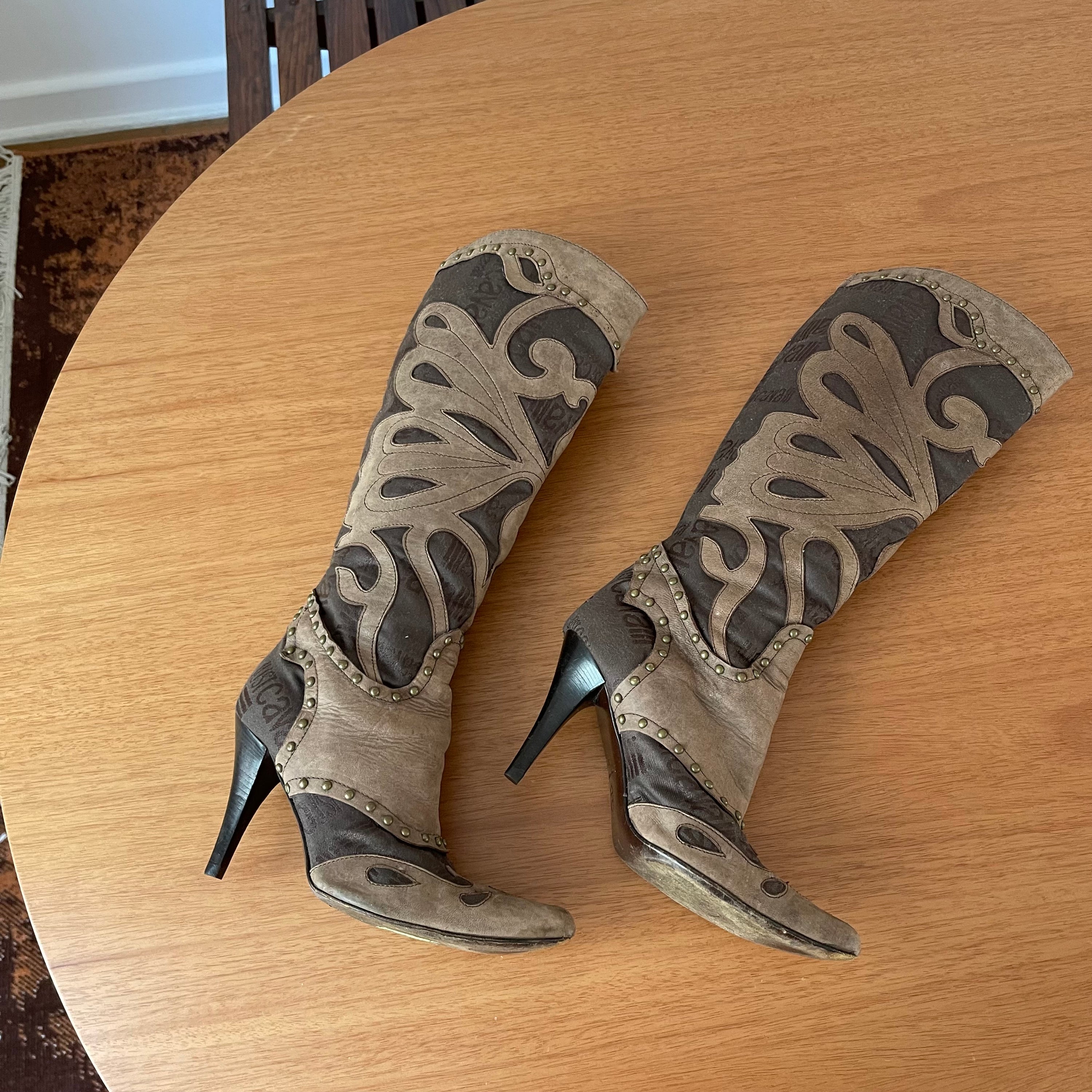 Cavalli Cowboy Butterfly Boots