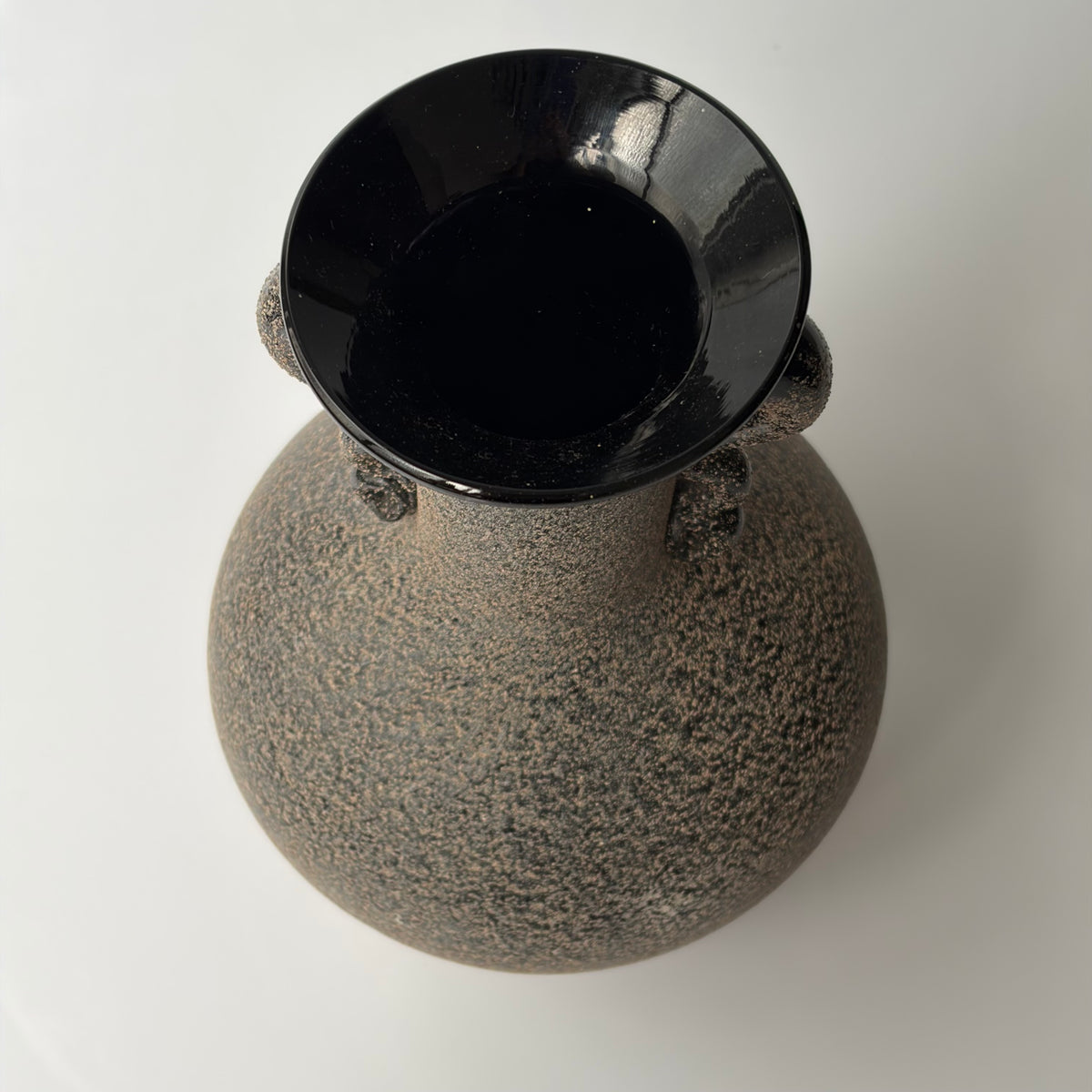 Art Deco Scavo Glass Vase