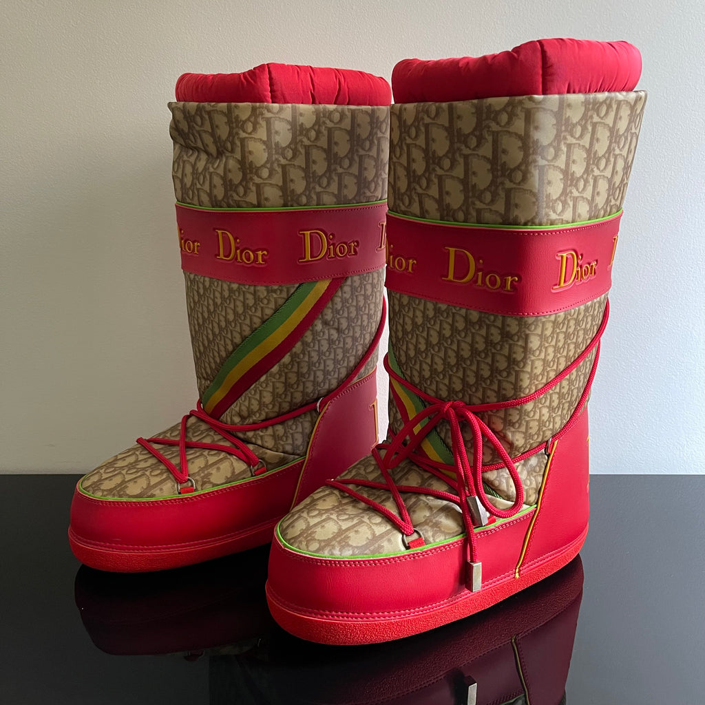 Christian Dior Rasta Diorissimo Moon Boots