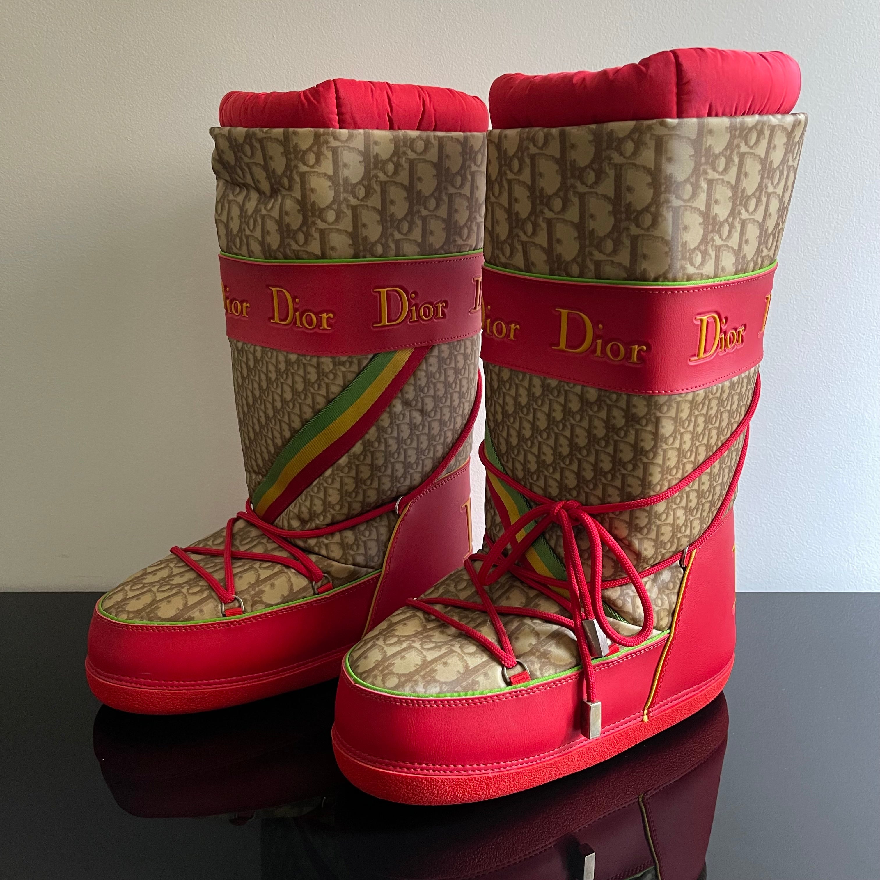 Christian Dior Rasta Diorissimo Moon Boots