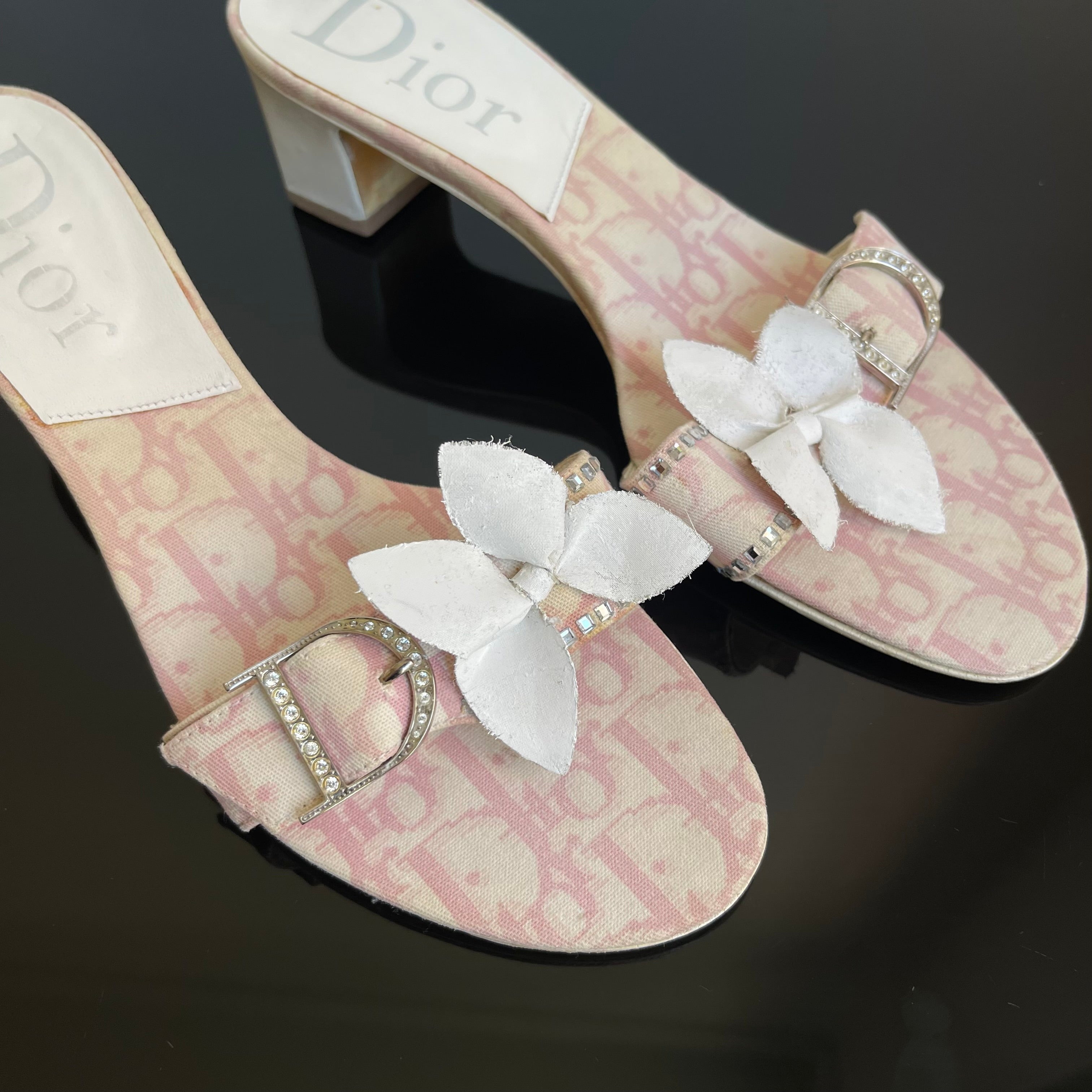 Christian Dior by John Galliano Girly Mule Heels