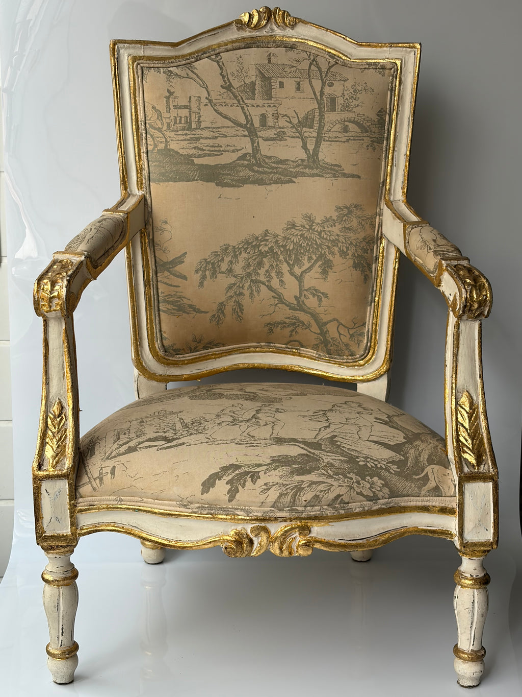 Cadeira Decorativa Louis XVI