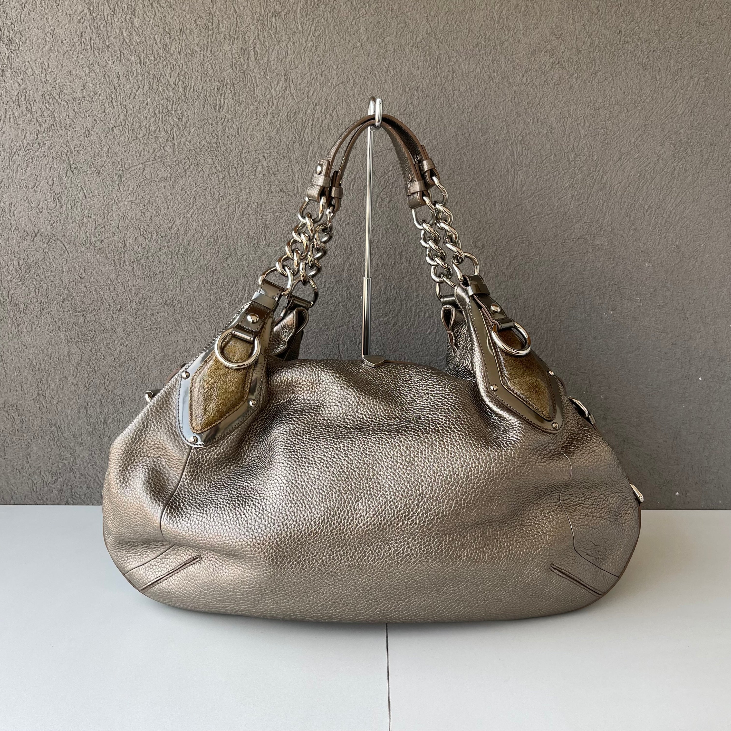 Versace Metallic Shoulder Bag
