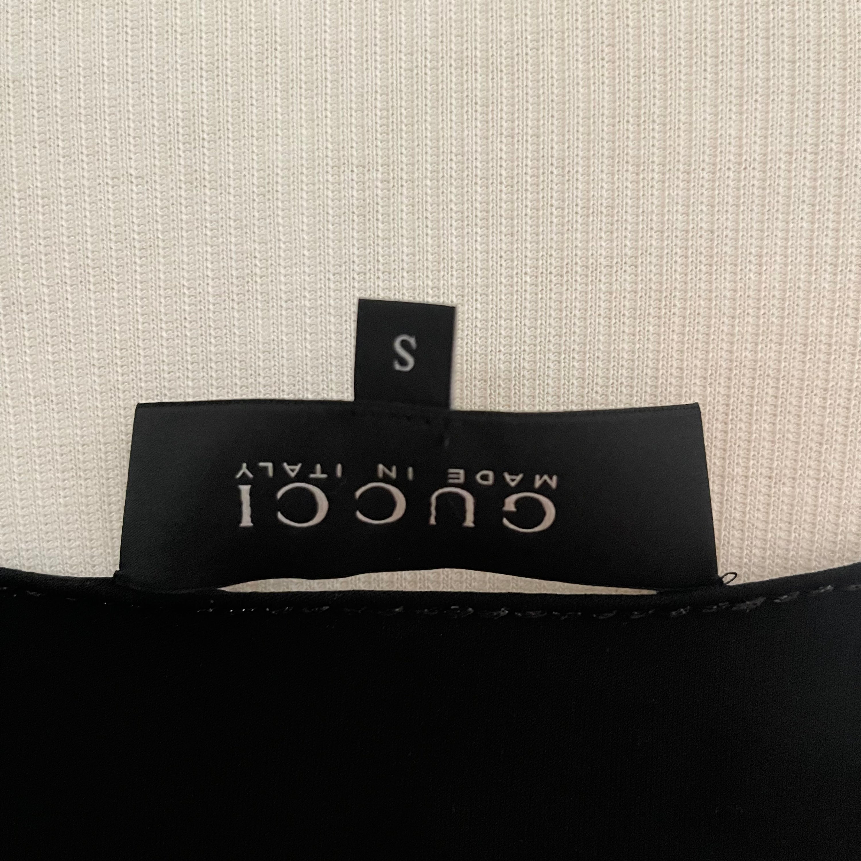 Gucci Draped Black Dress