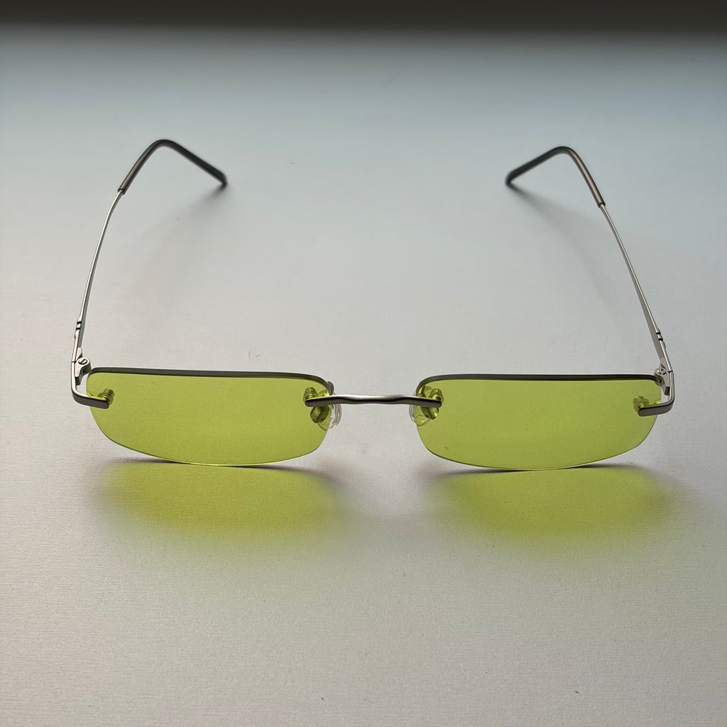 Vintage Armani Neon Green Sunglasses