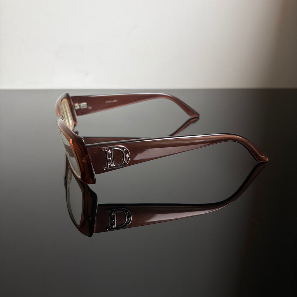 Christian Dior D Flowers Frame Glasses