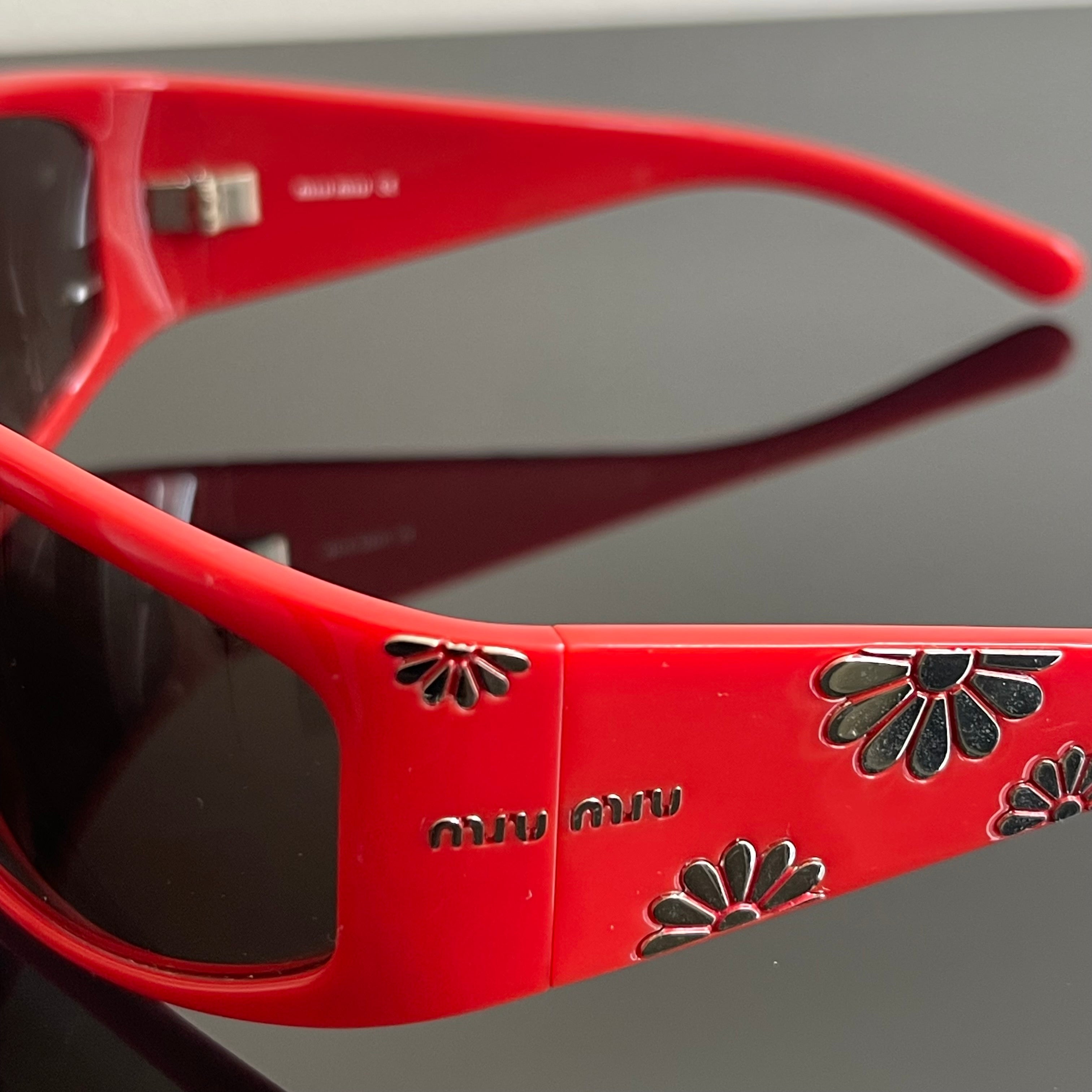 Miu Miu SMU15F Flowers Sunglasses