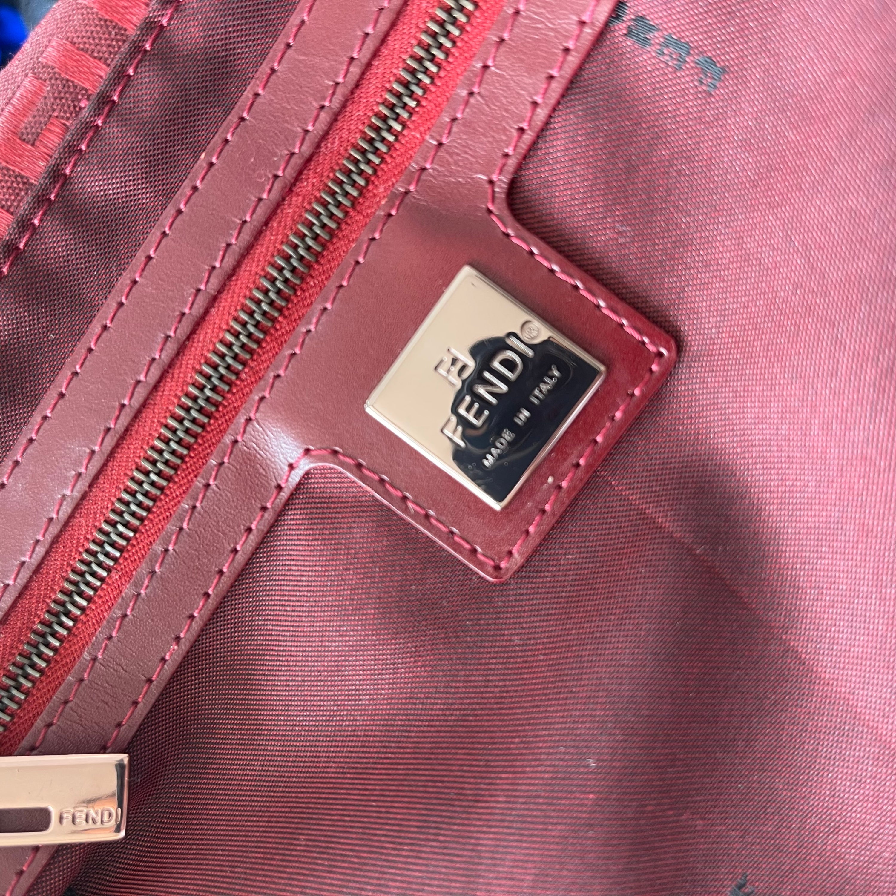 Fendi Mama Red Baguette