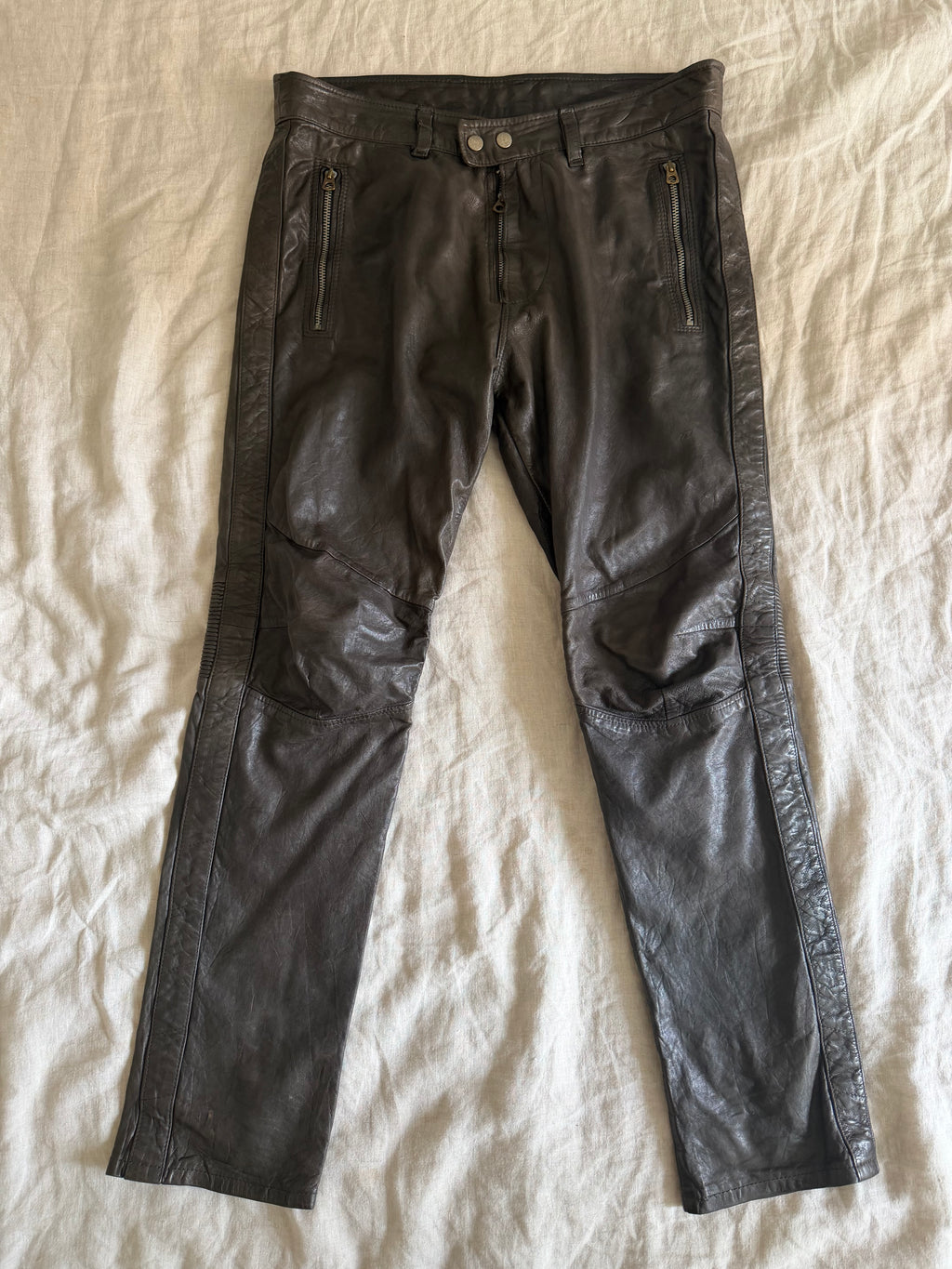 Diesel Biker Leather Pants