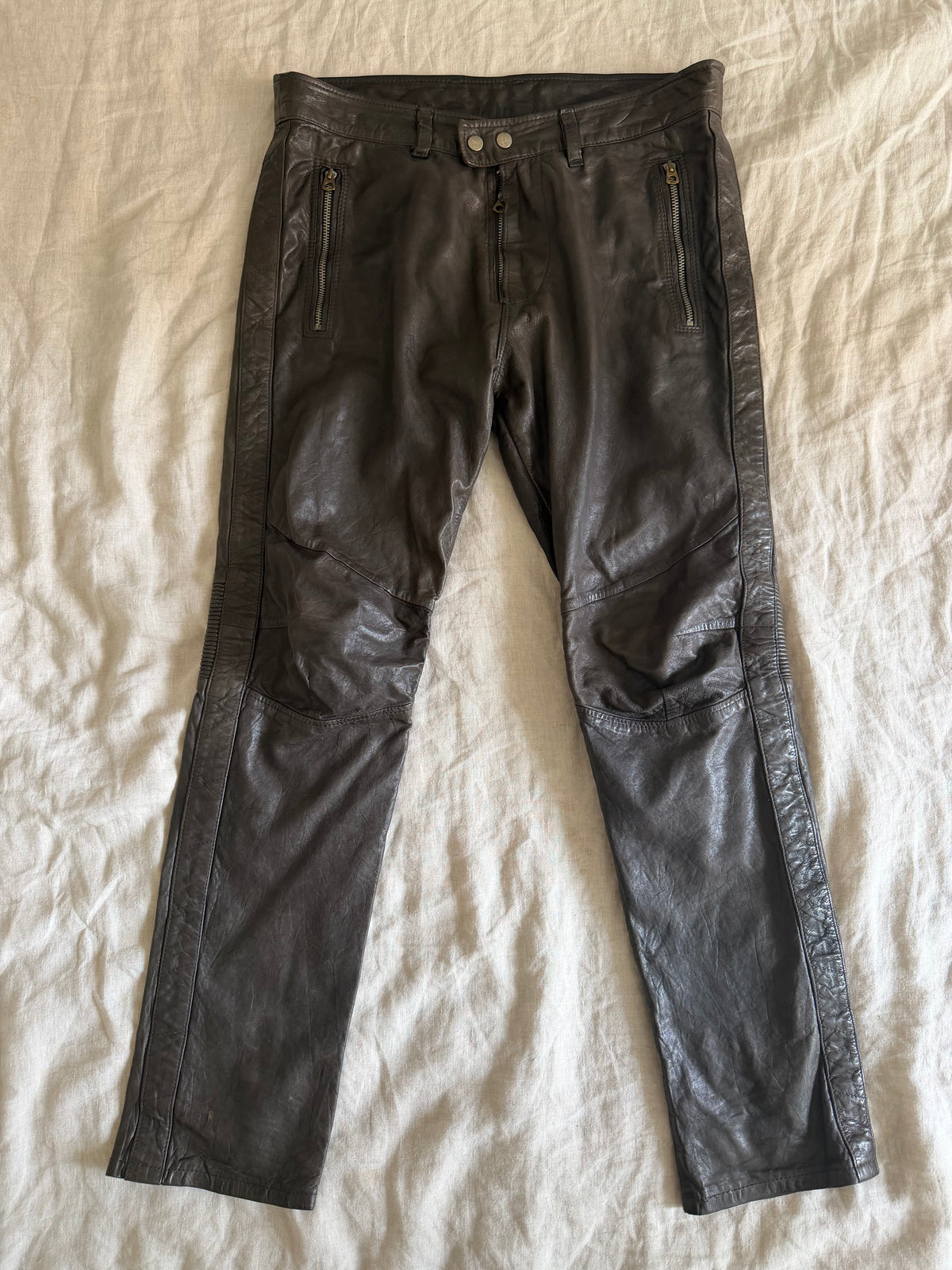 Diesel Biker Leather Pants