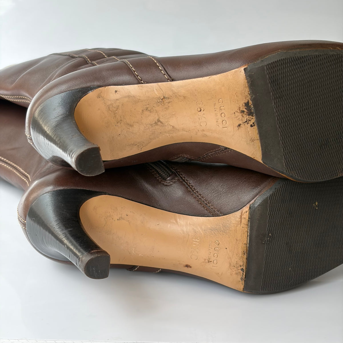 Gucci 2006 Britt Leather Boots