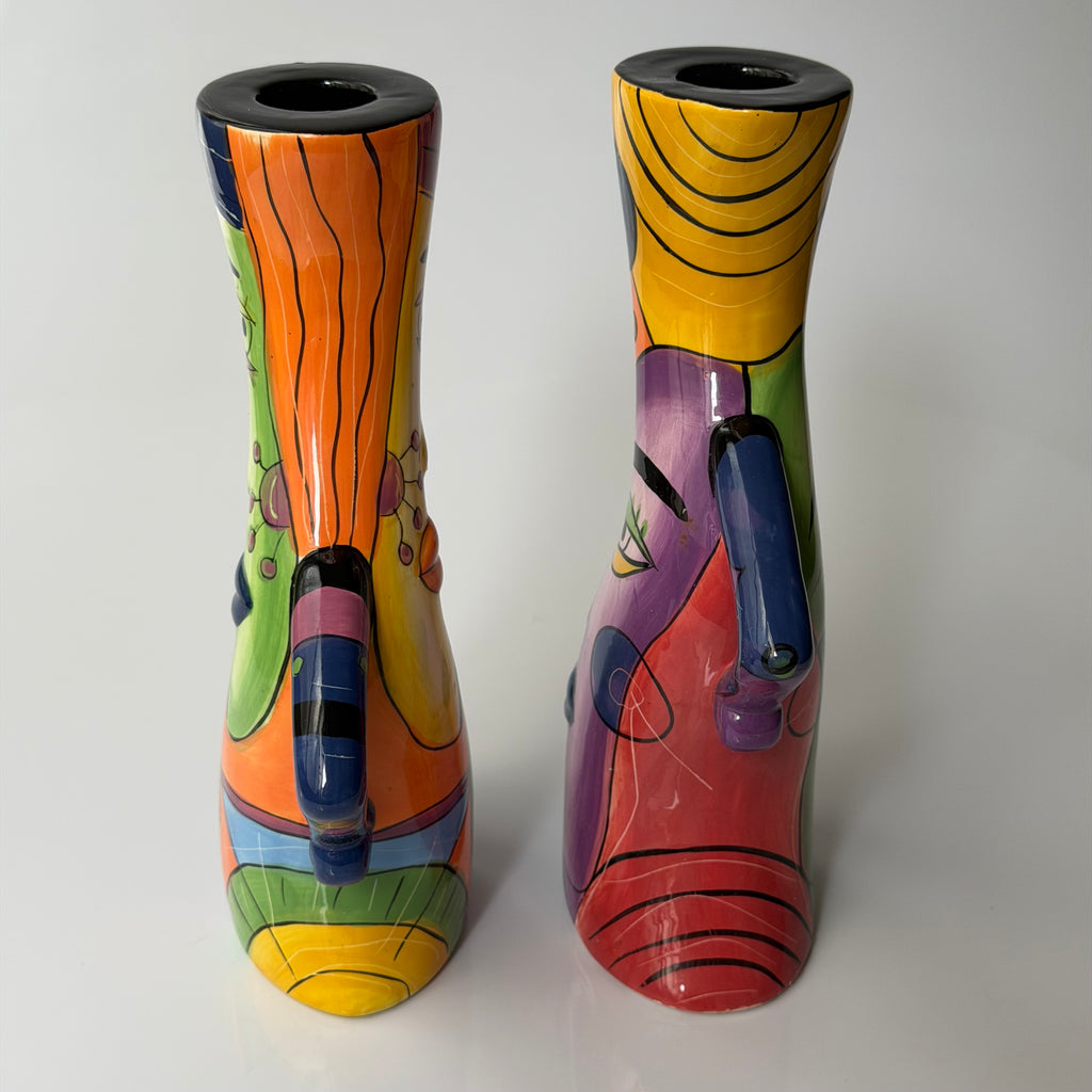 Vintage Picasso Candle Sticks
