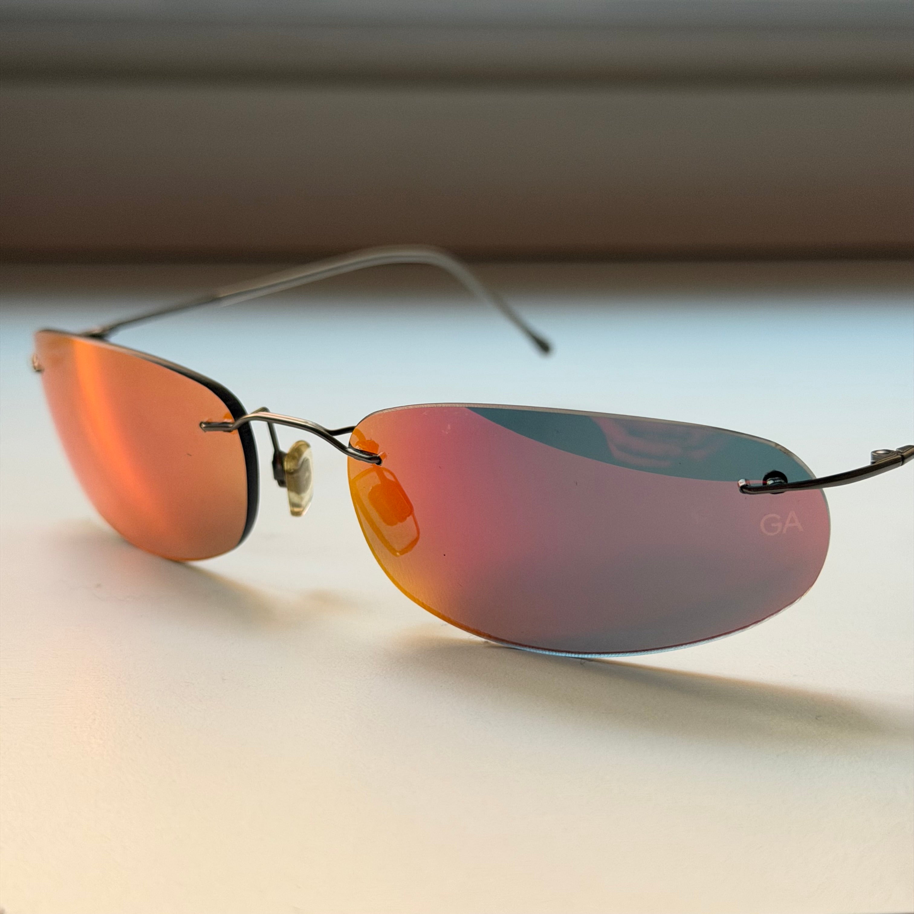 Giorgio Armani Red Sunglasses