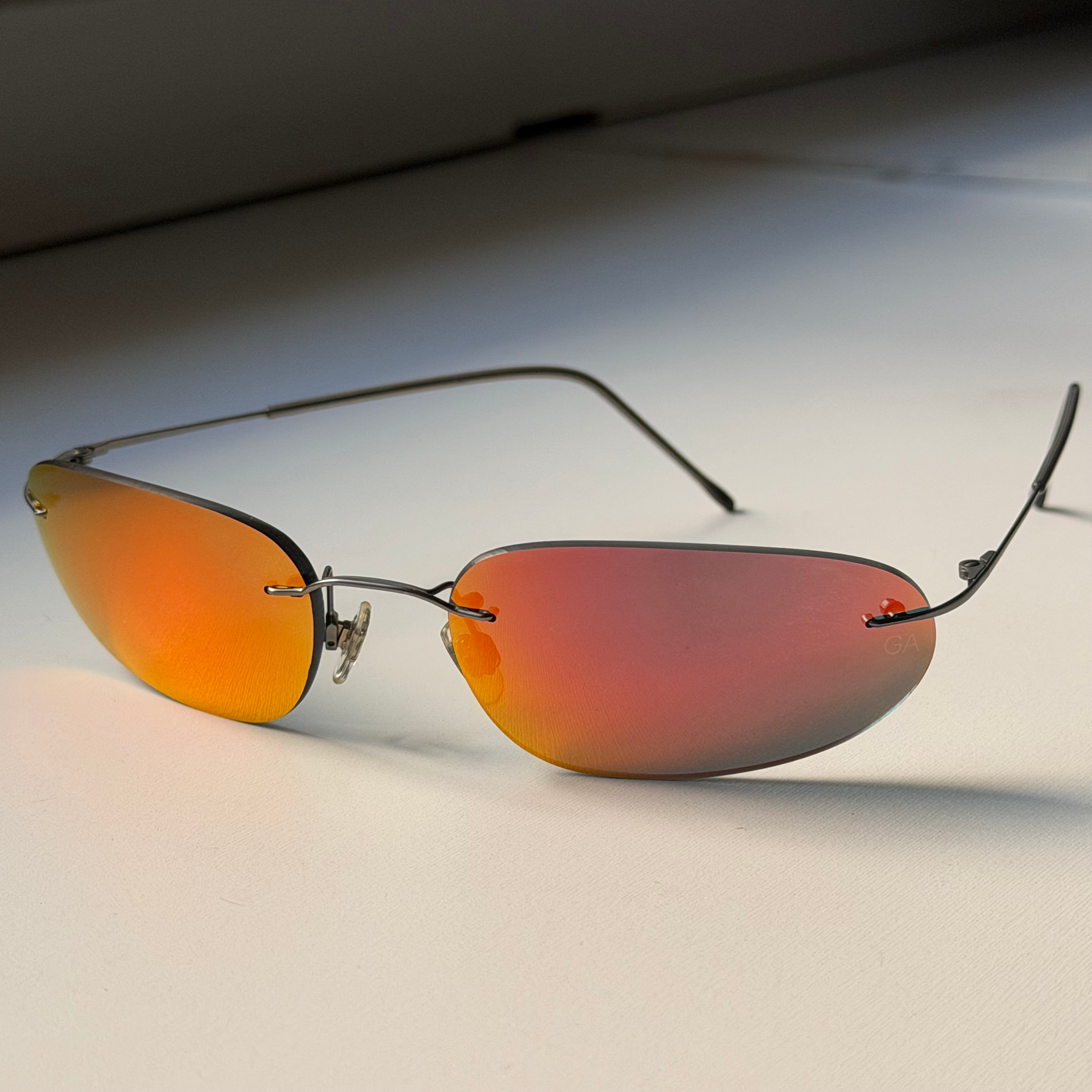 Giorgio Armani Red Sunglasses
