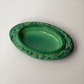 Curt Schlevogt Malachite Glass Bowl