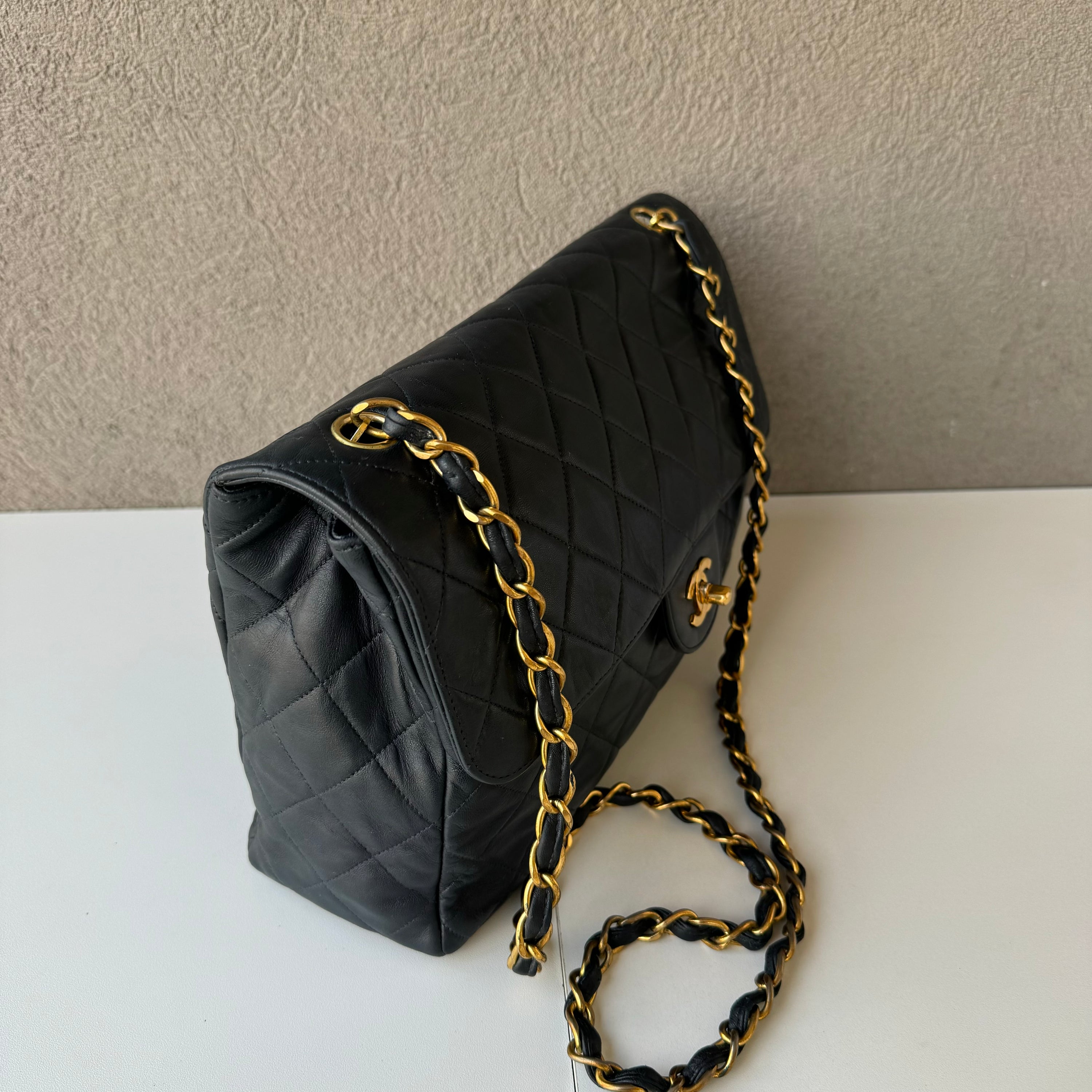 Chanel 90s Flap Navy Crossbody