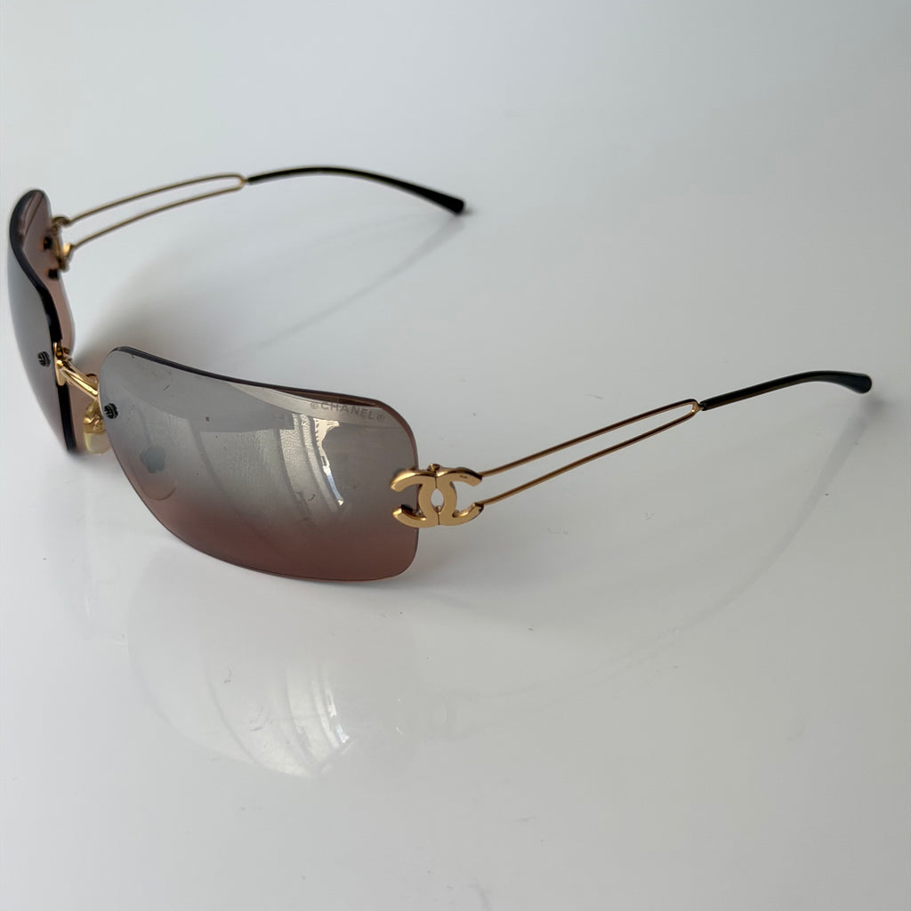 Chanel 2000s Logo Sunglasses