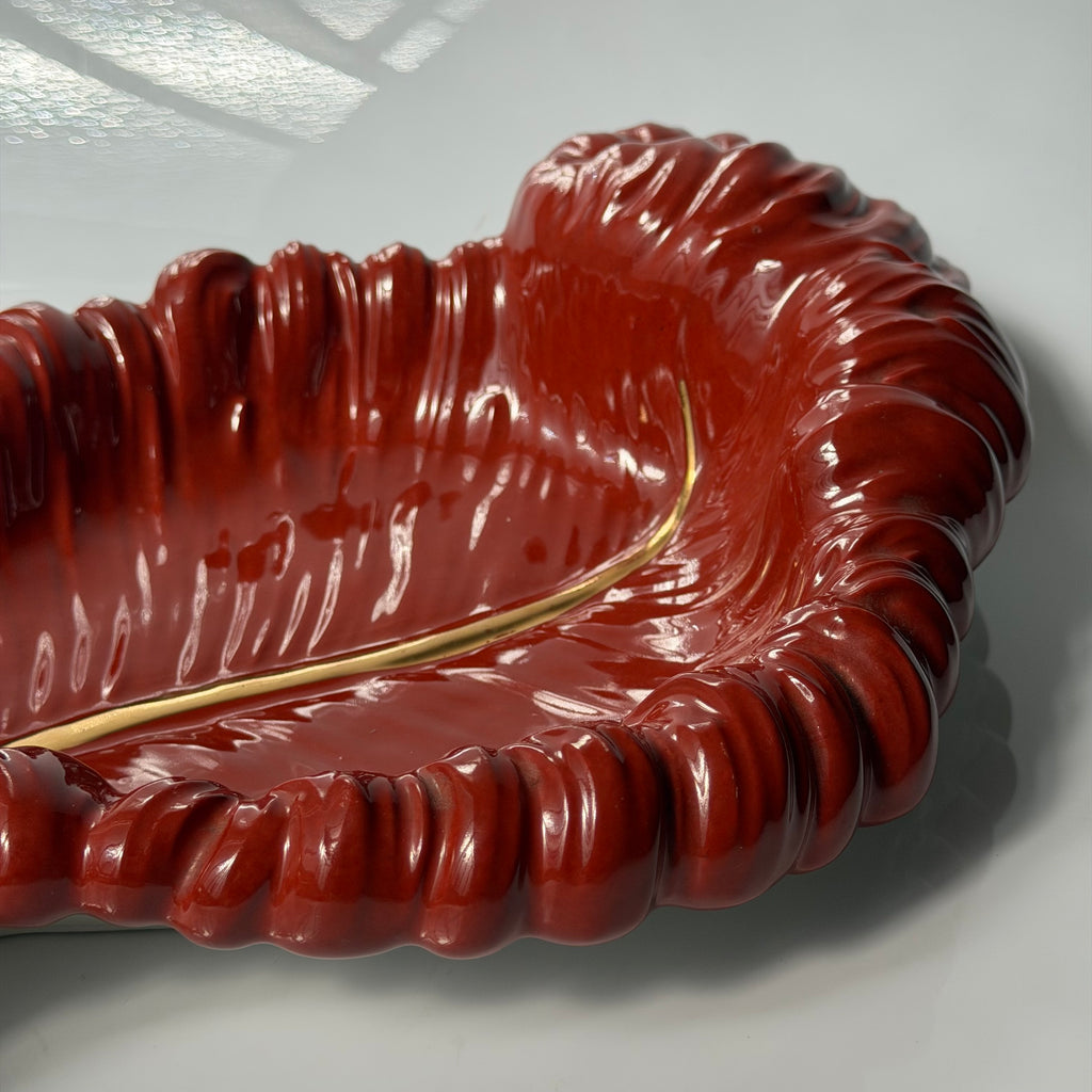 Porcelaine de Paris Leaf Bowl