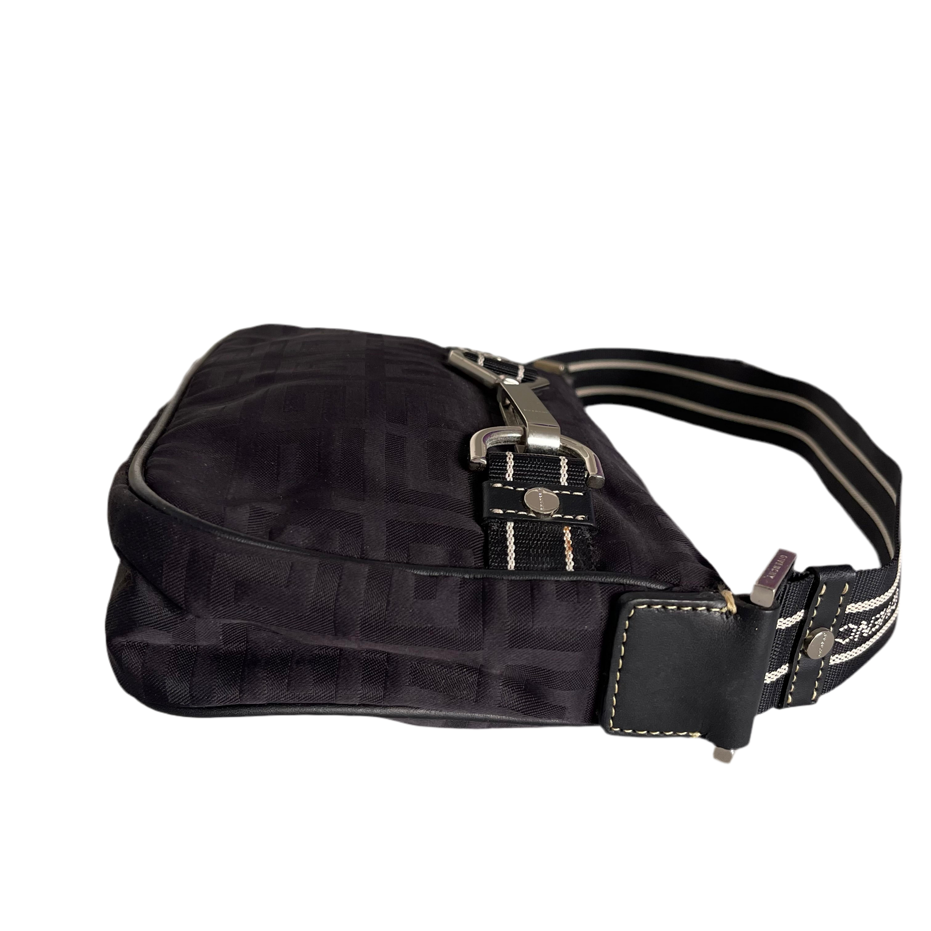 Givenchy Black Monogram Nylon Pochette