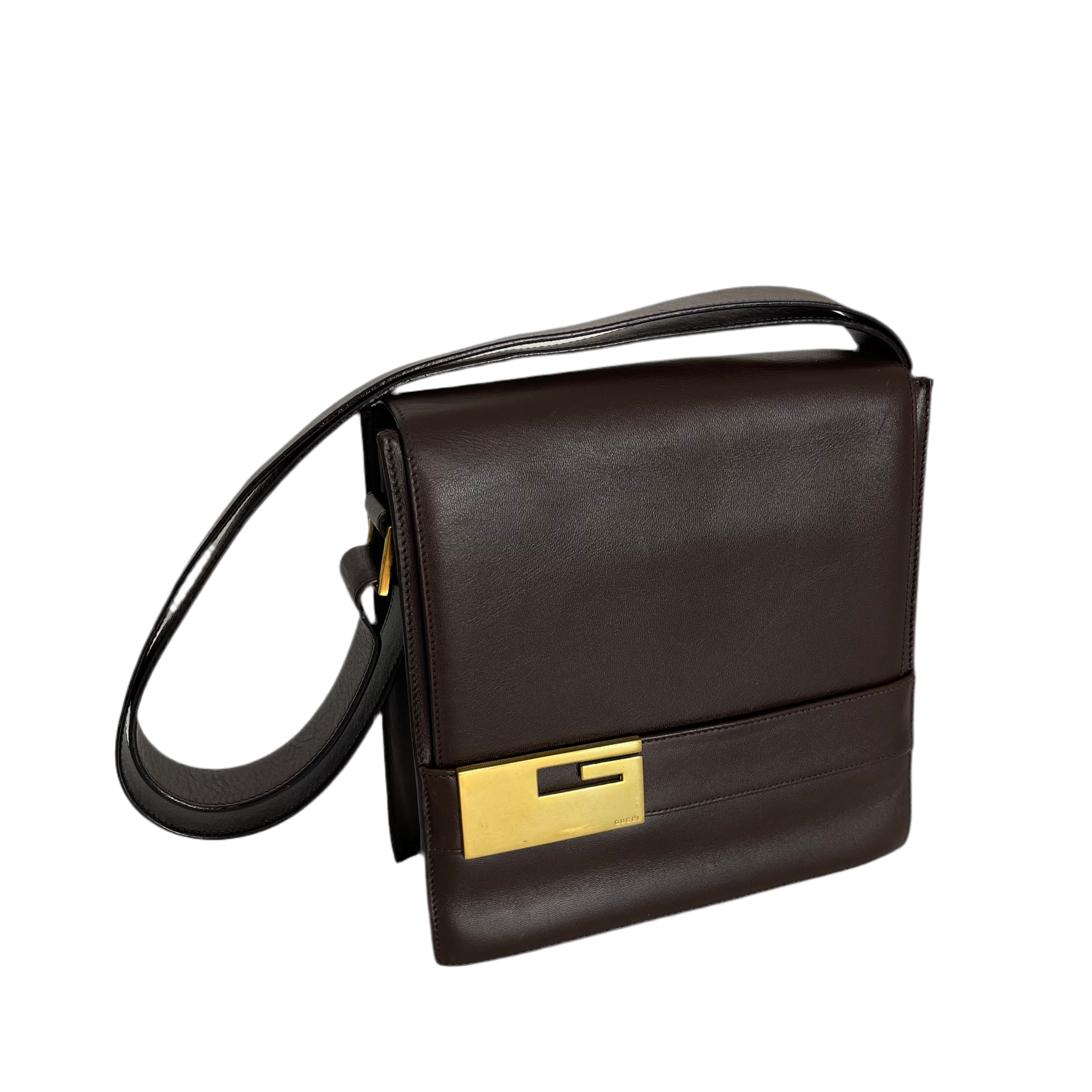 Gucci By Tom Ford Leather Shoulder Bag
