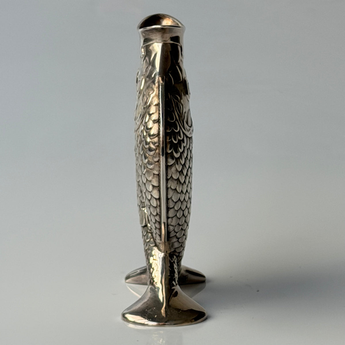 Christofle 1983 Deux Poissons Vase