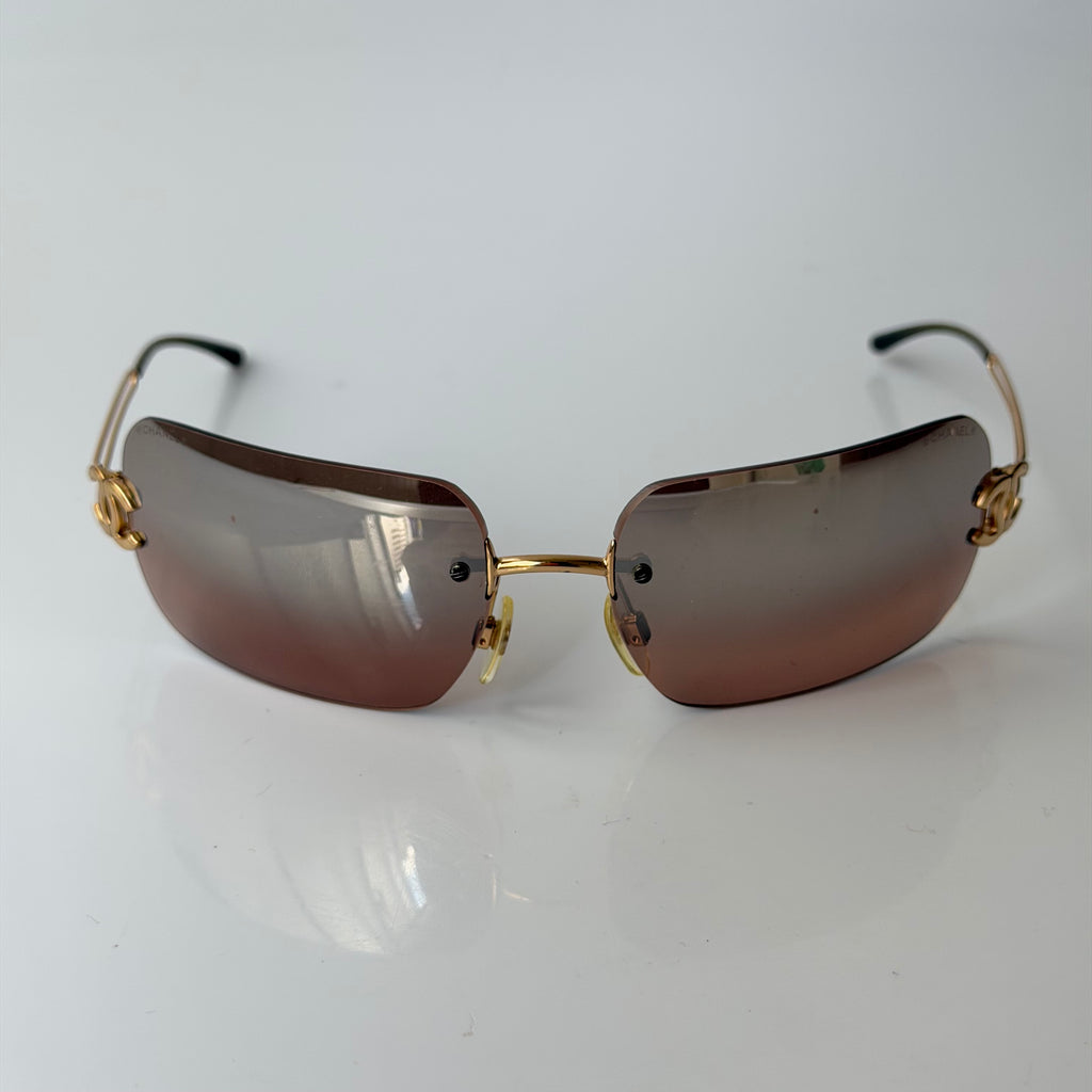 Chanel 2000s Logo Sunglasses