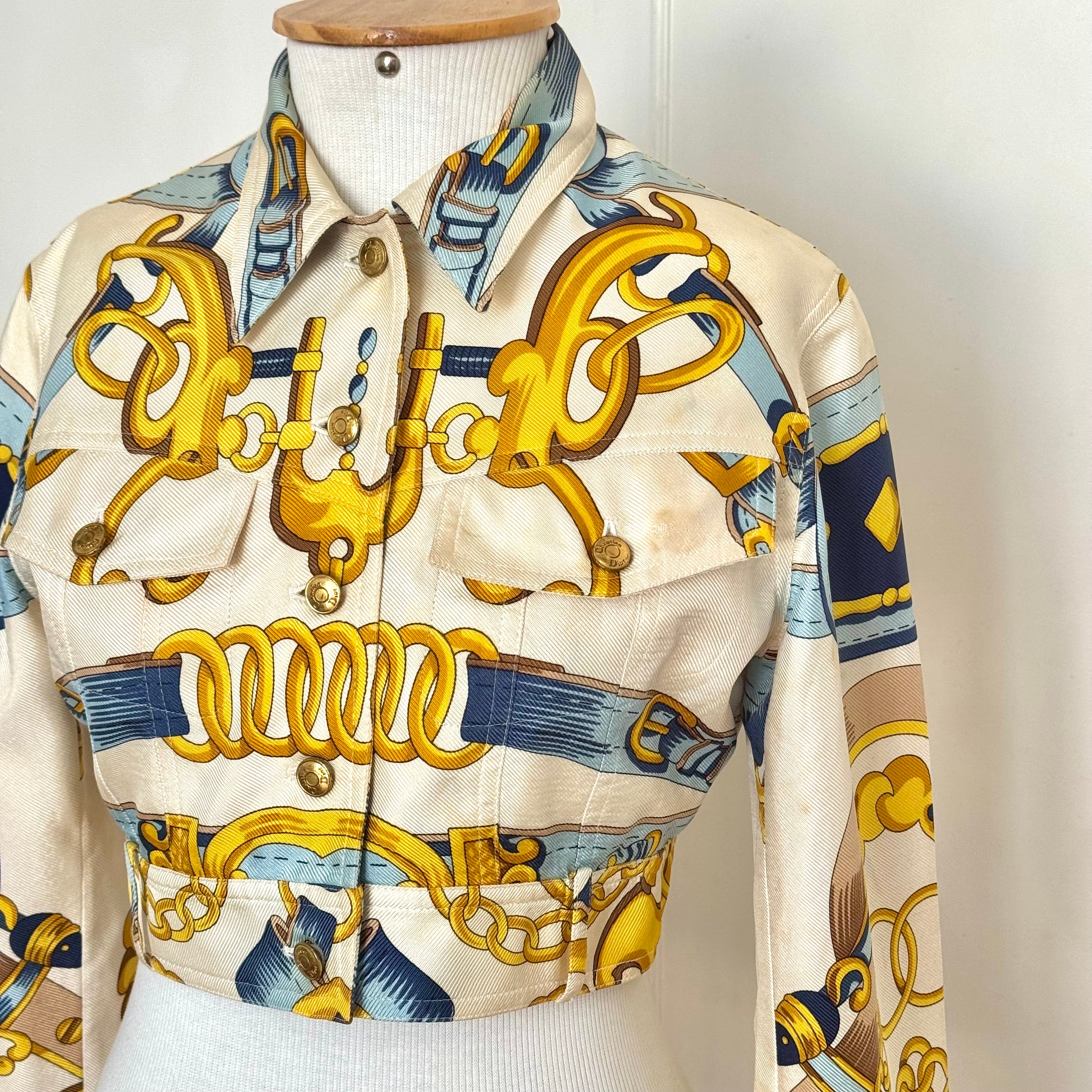 Christian Dior by John Galliano S/S 2000 Runway Equestrian Jacket