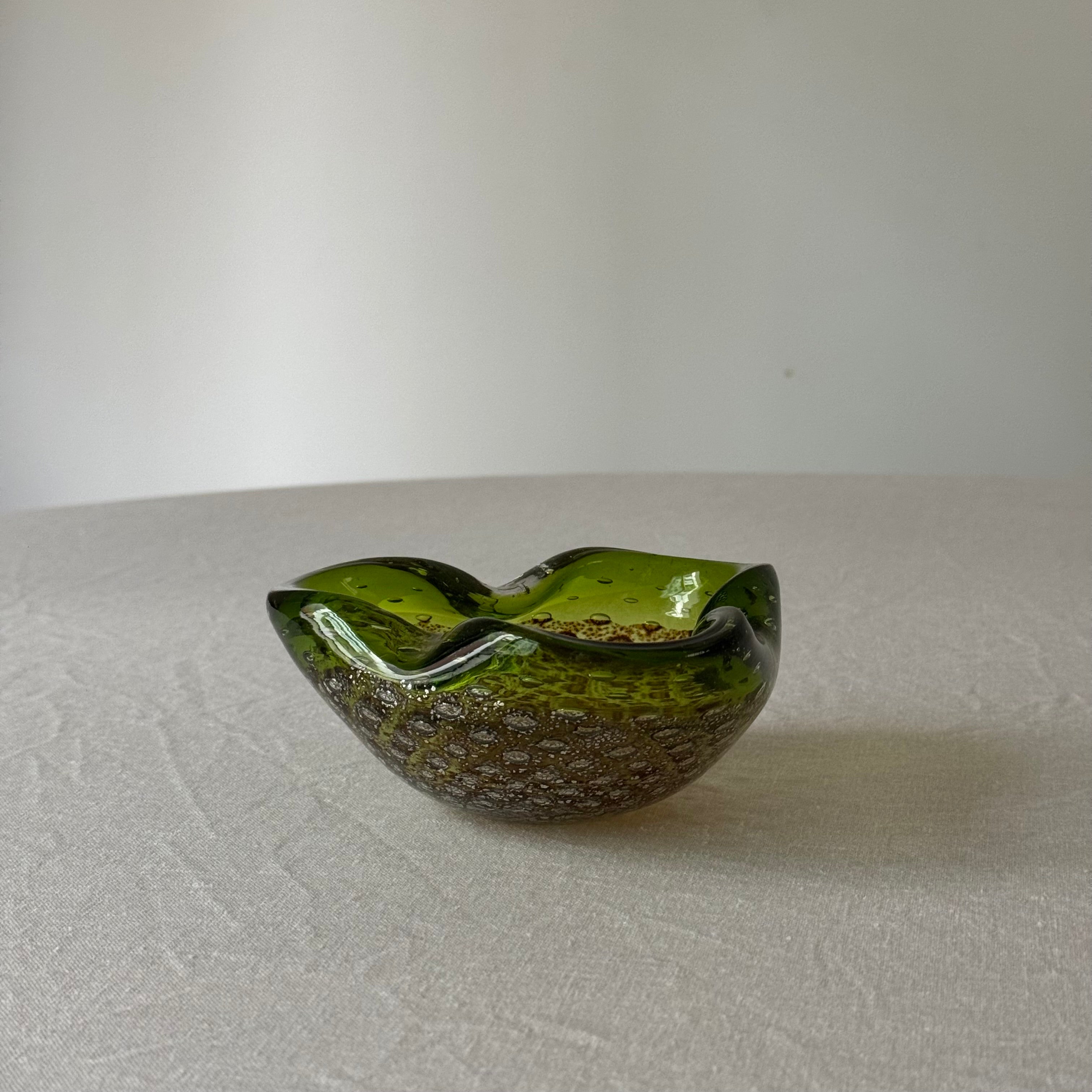 Cinzeiro Murano Verde