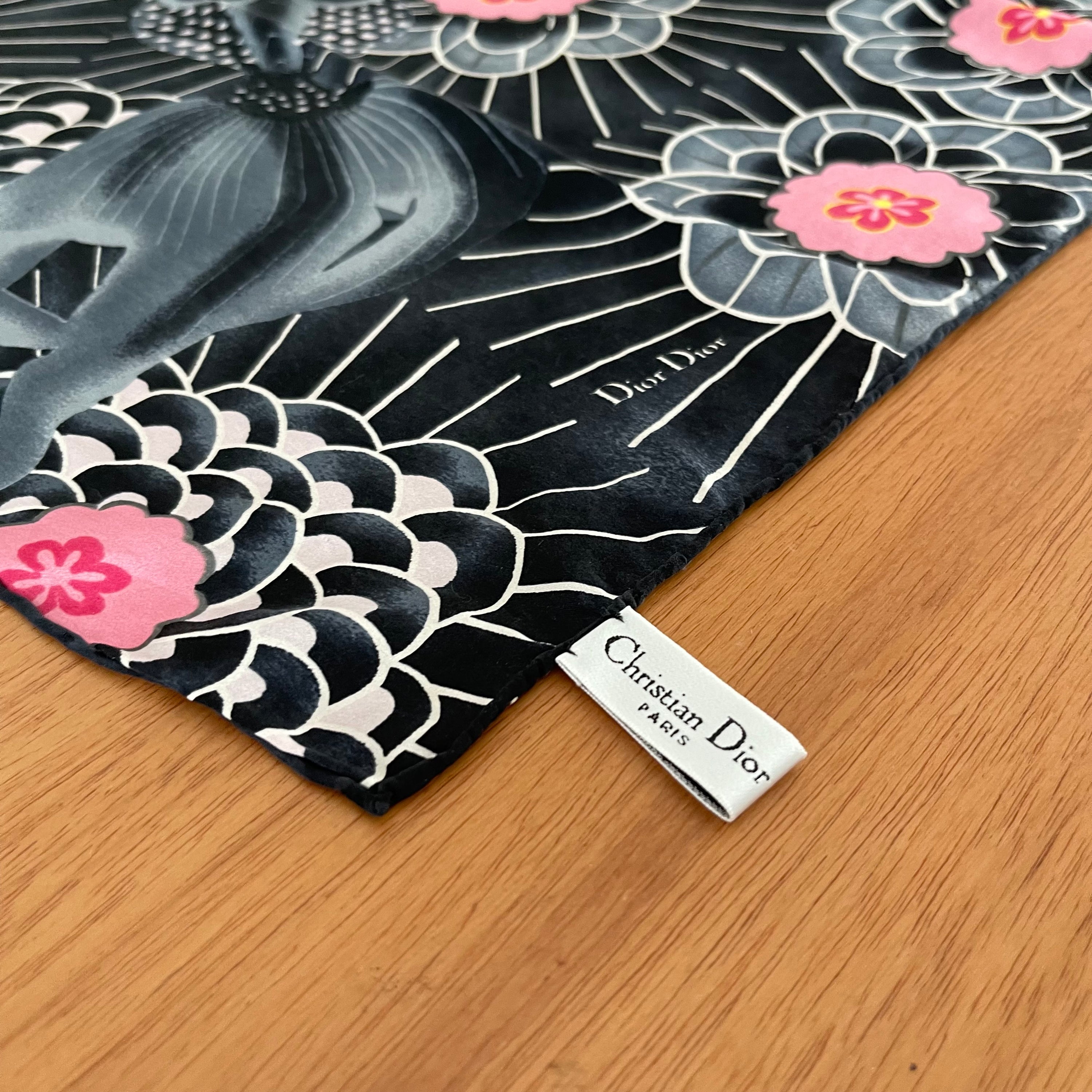 Christian Dior Koi Silk Scarf