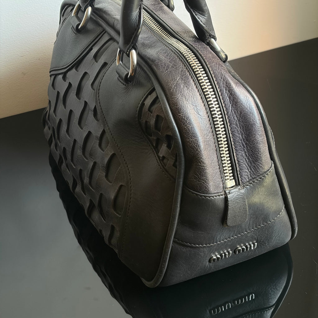 Miu Miu F/W 2008 Laser Cut Bowling Bag