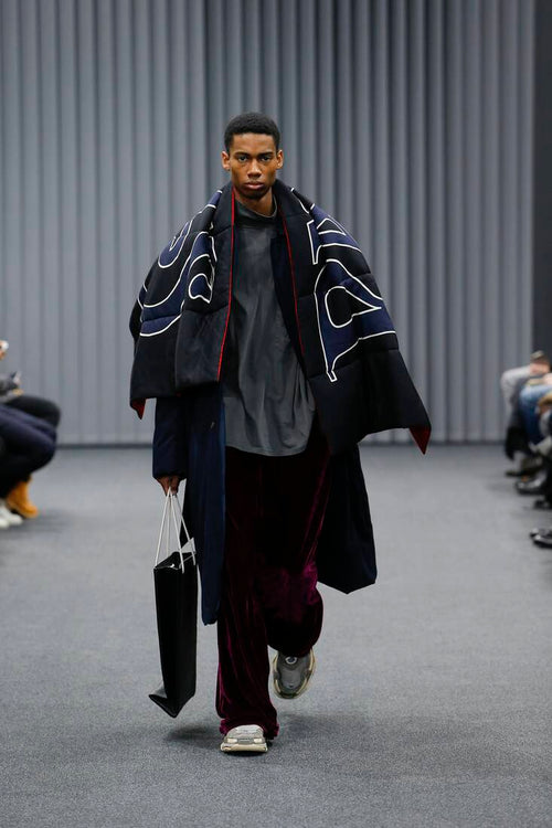 Balenciaga 2017 Blanket Runway Scarf Paris