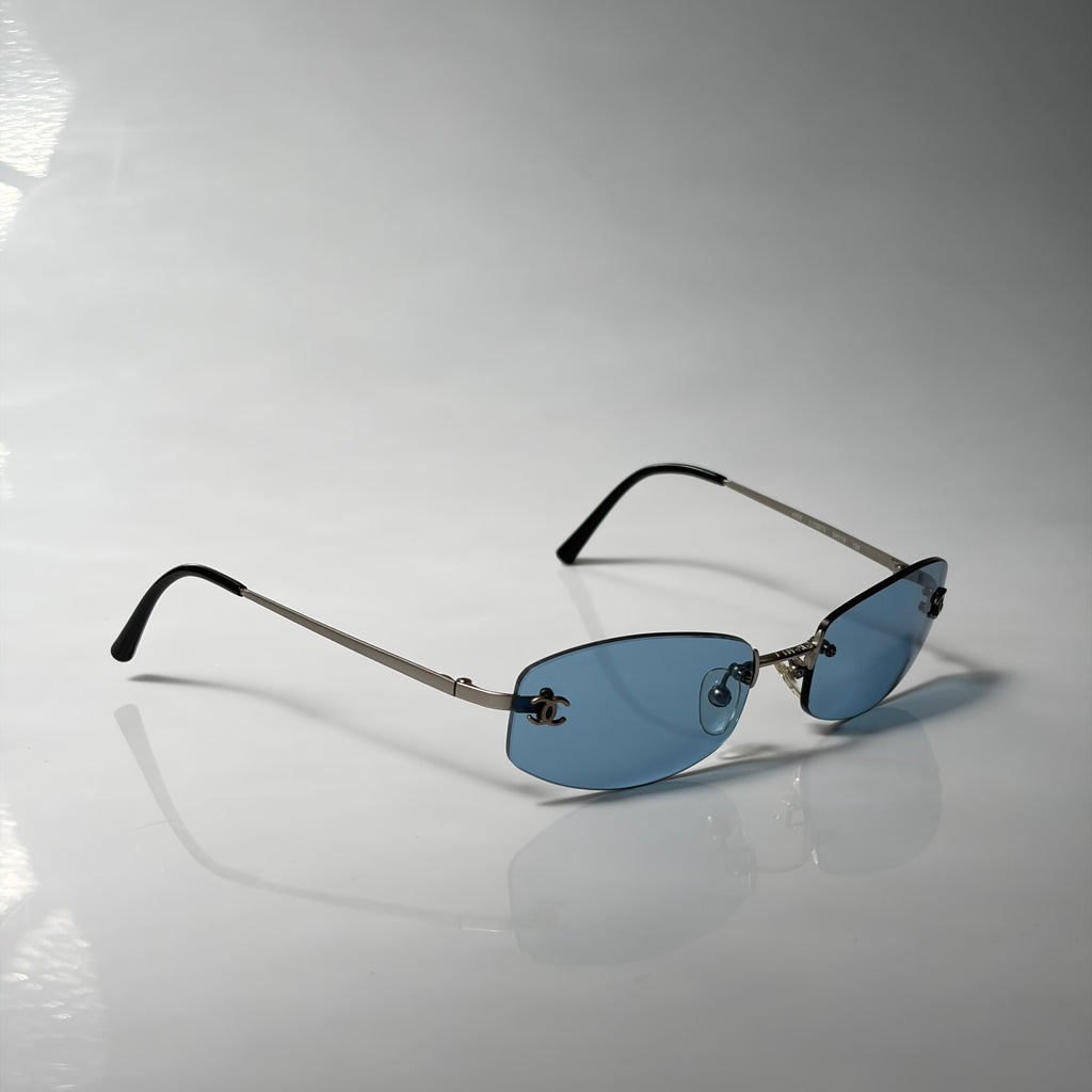 Chanel 4002 Blue Transparent Sunglasses