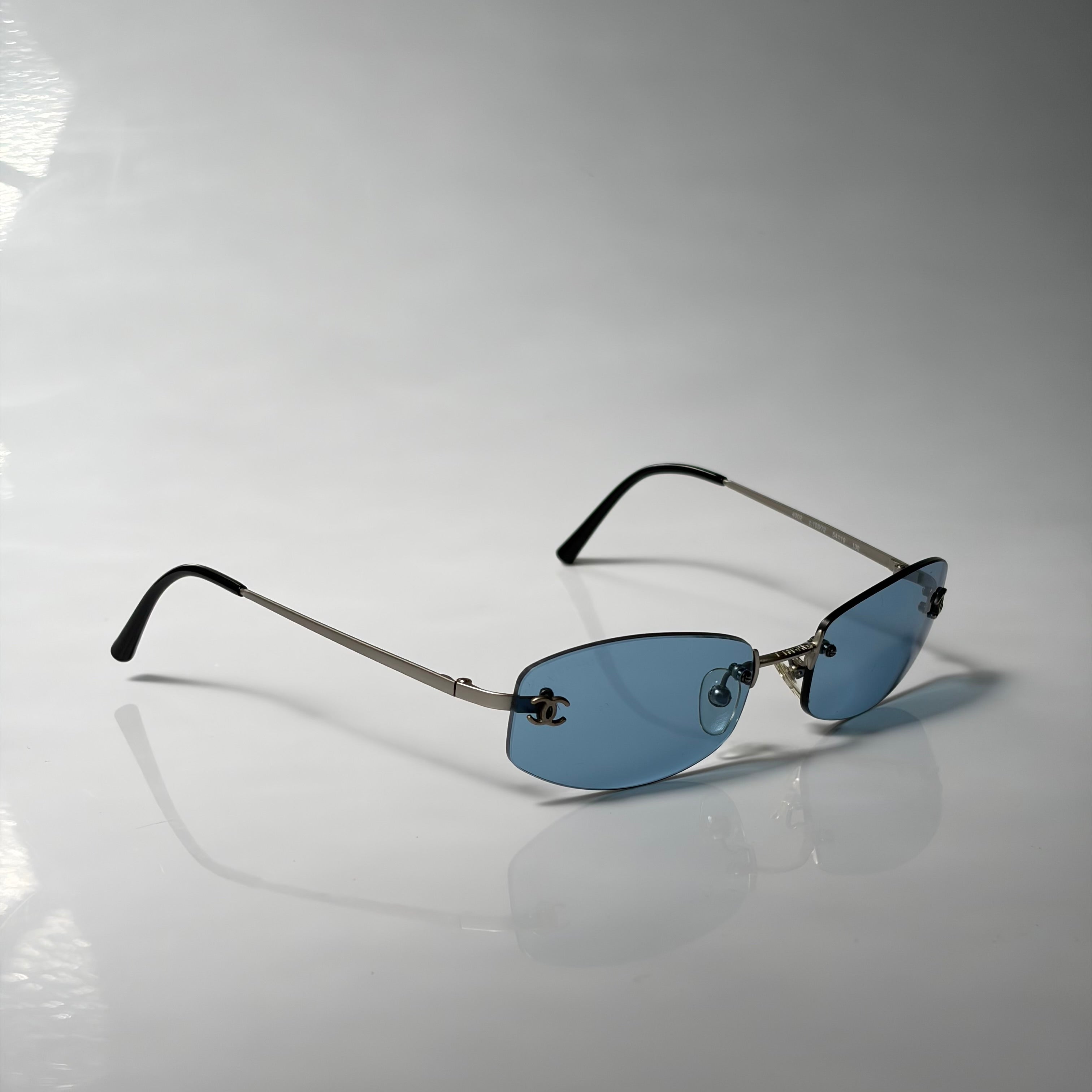 Chanel 4002 Blue Transparent Sunglasses