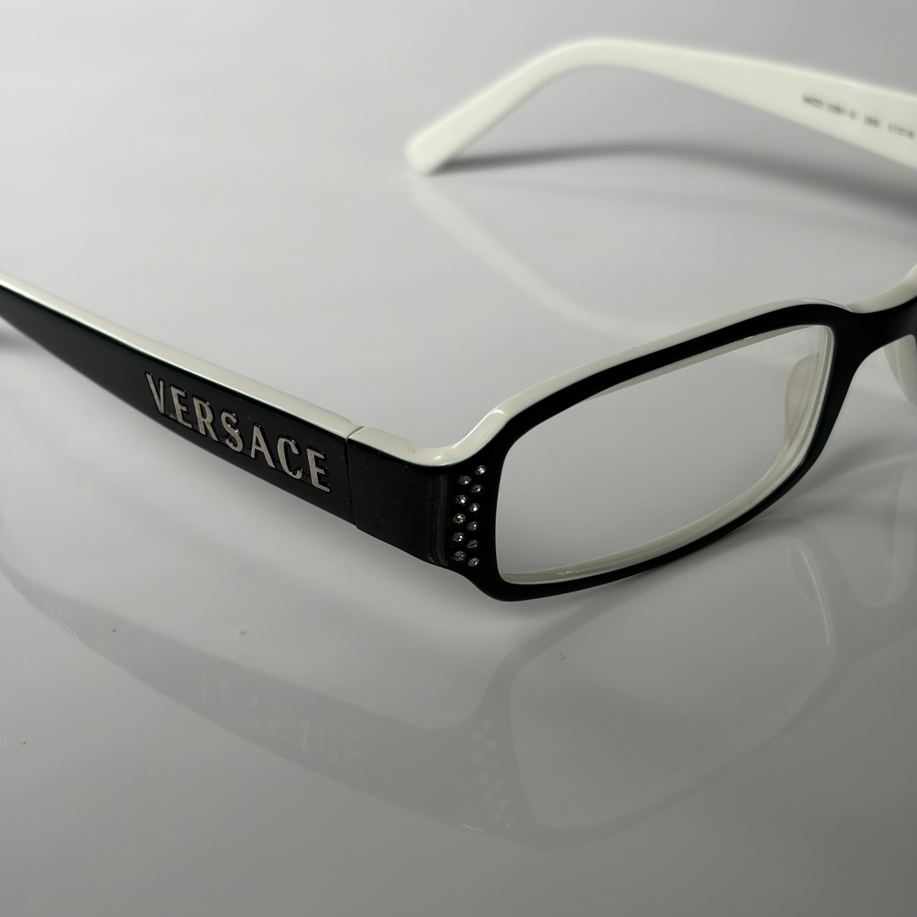 Versace Black Strass Glasses