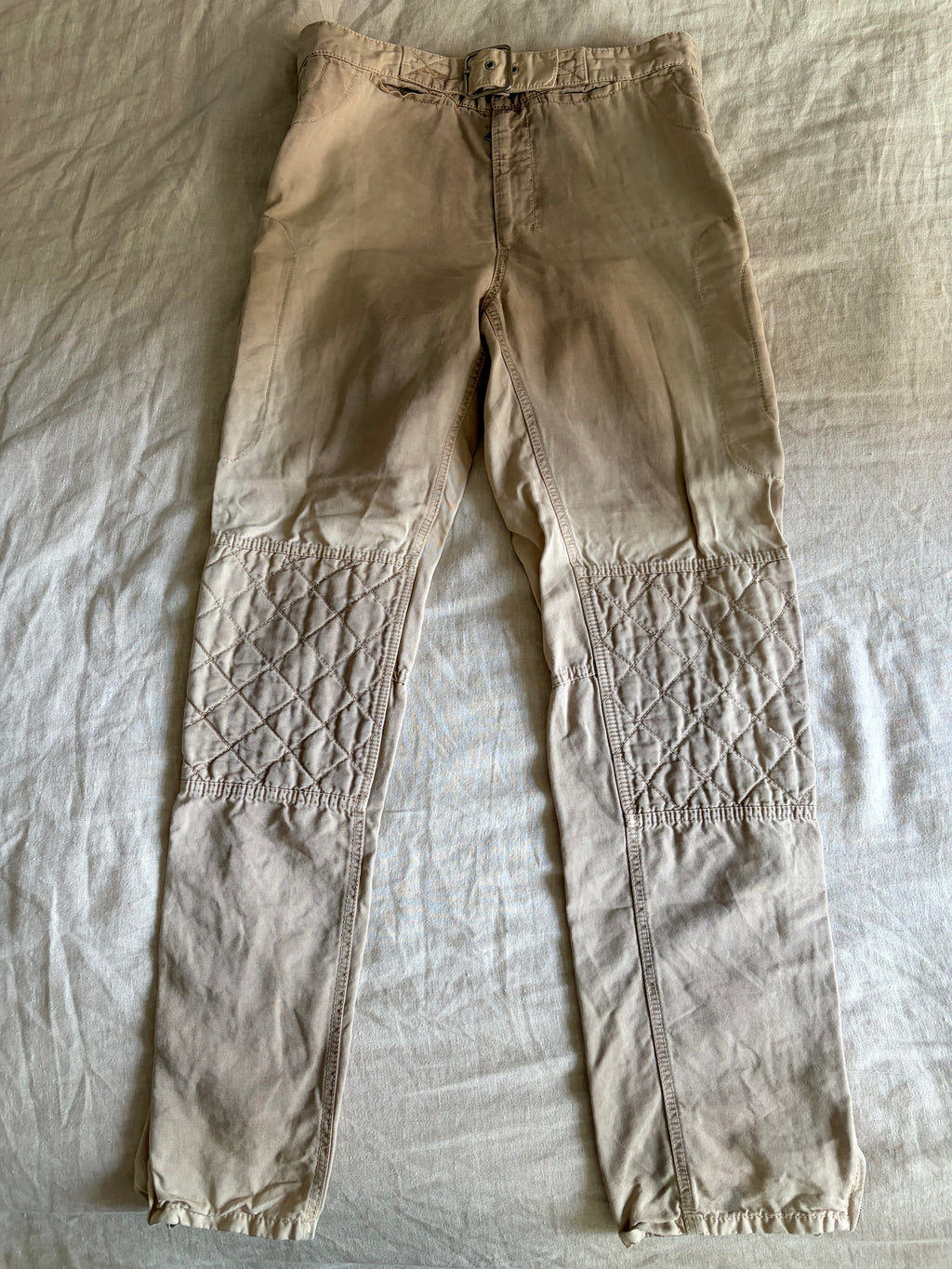 Prada Padded Matelasse Biker Pants