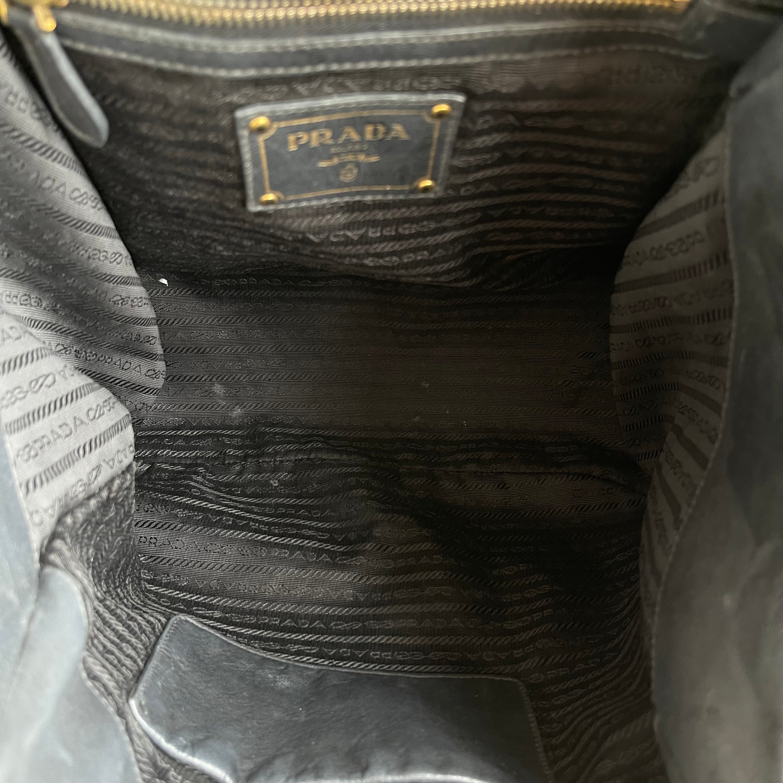 Prada Leather Shopper Bag