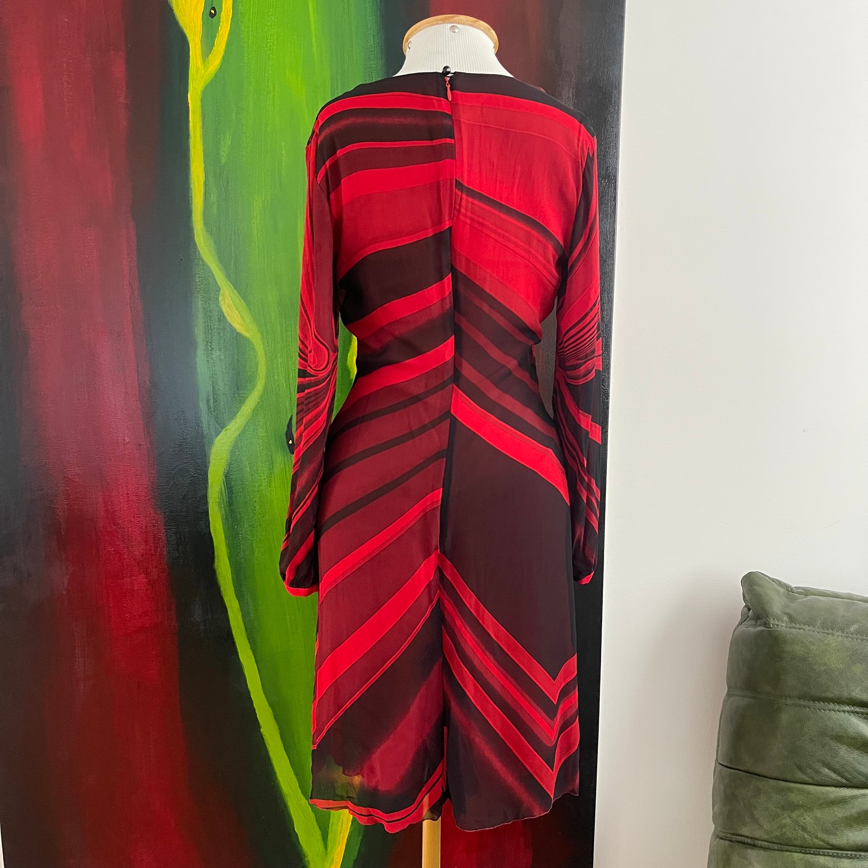 Gianni Versace Couture 2000 F/W Silk Dress